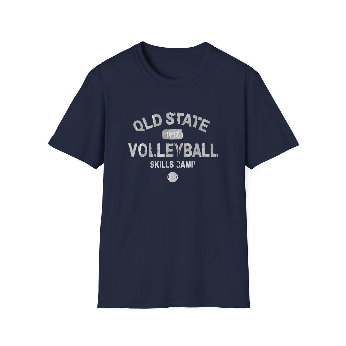 State Volleyball (vintage) - Unisex Softstyle T-Shirt