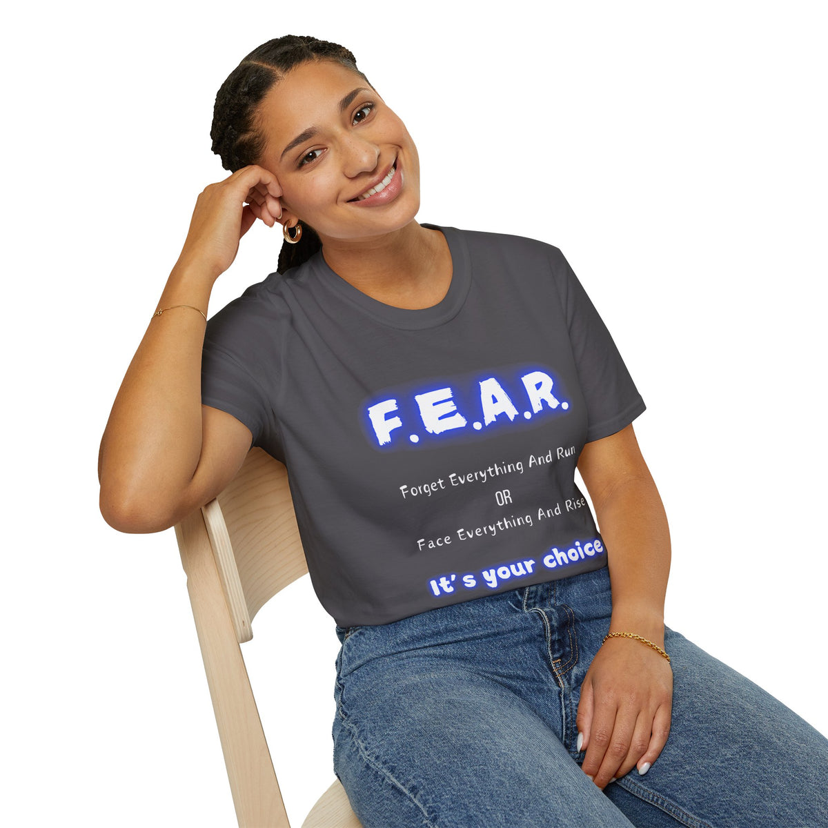 F.E.A.R Forget Everything And Rise (fear) - Unisex Softstyle T-Shirt