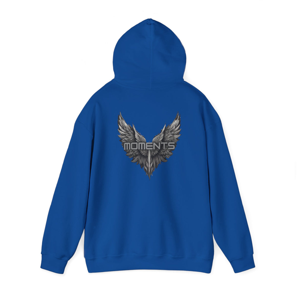 Moments (printed on back) - Statement Graphic - Unisex Heavy Blend™ Hooded Sweatshirt