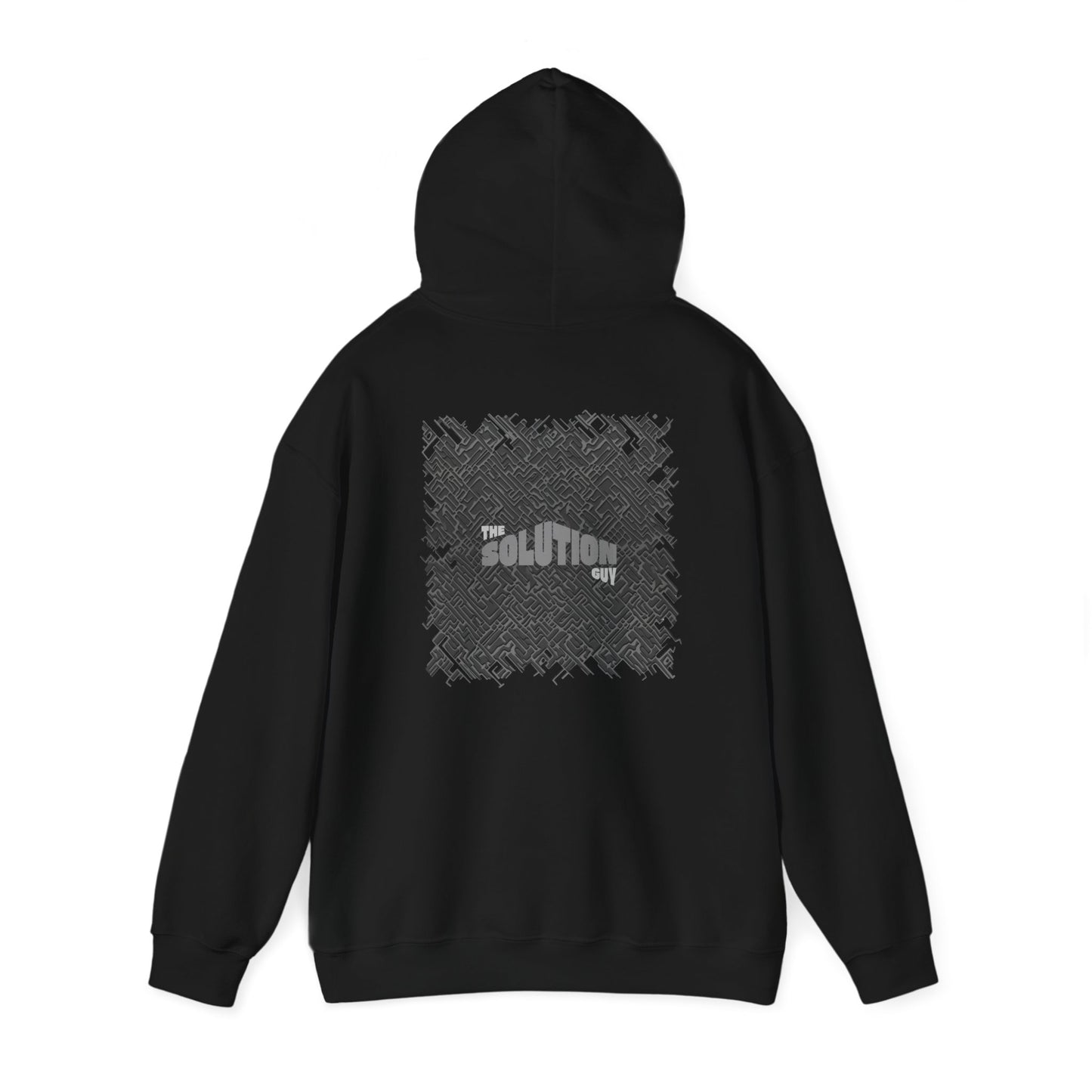 The Solution Guy (printed on back) - Modern Vibes - Unisex Heavy Blend™ Hooded Sweatshirt