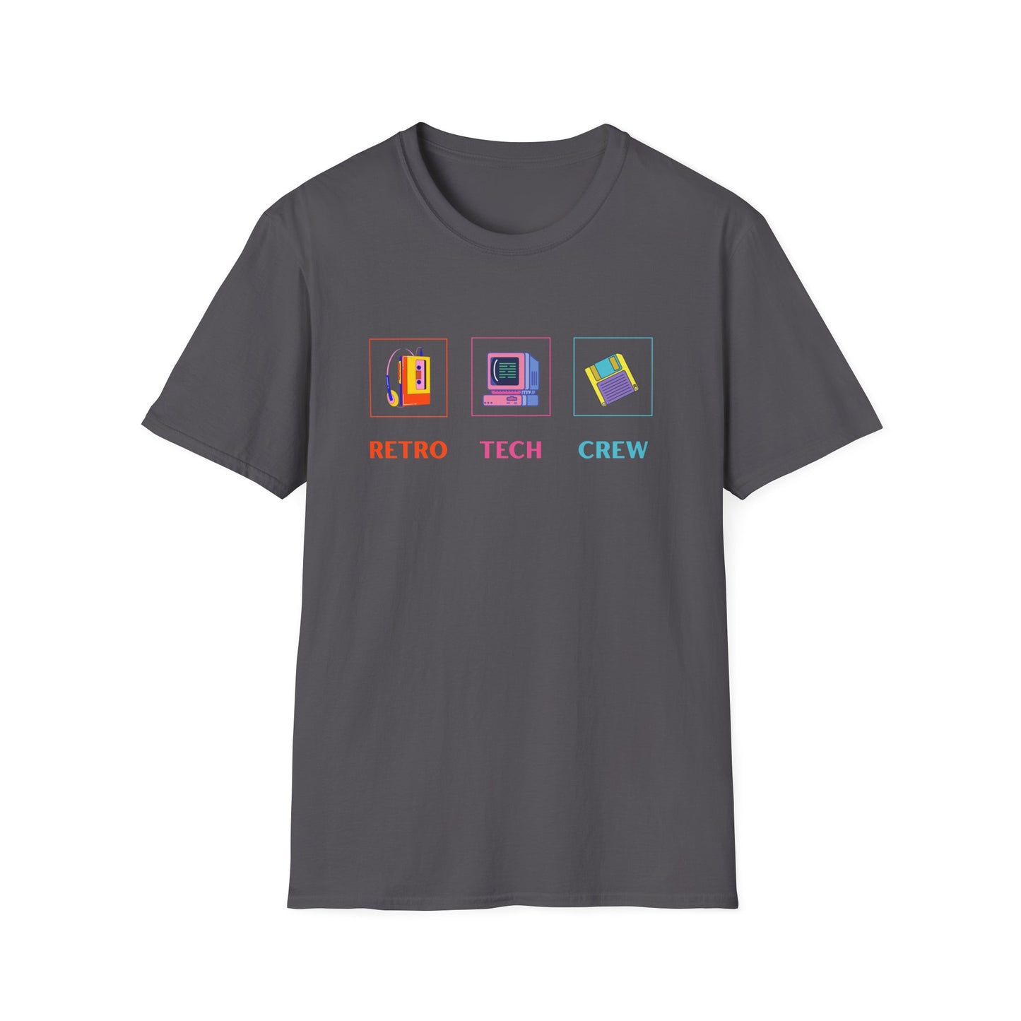 Retro Tech Crew - Unisex Softstyle T-Shirt