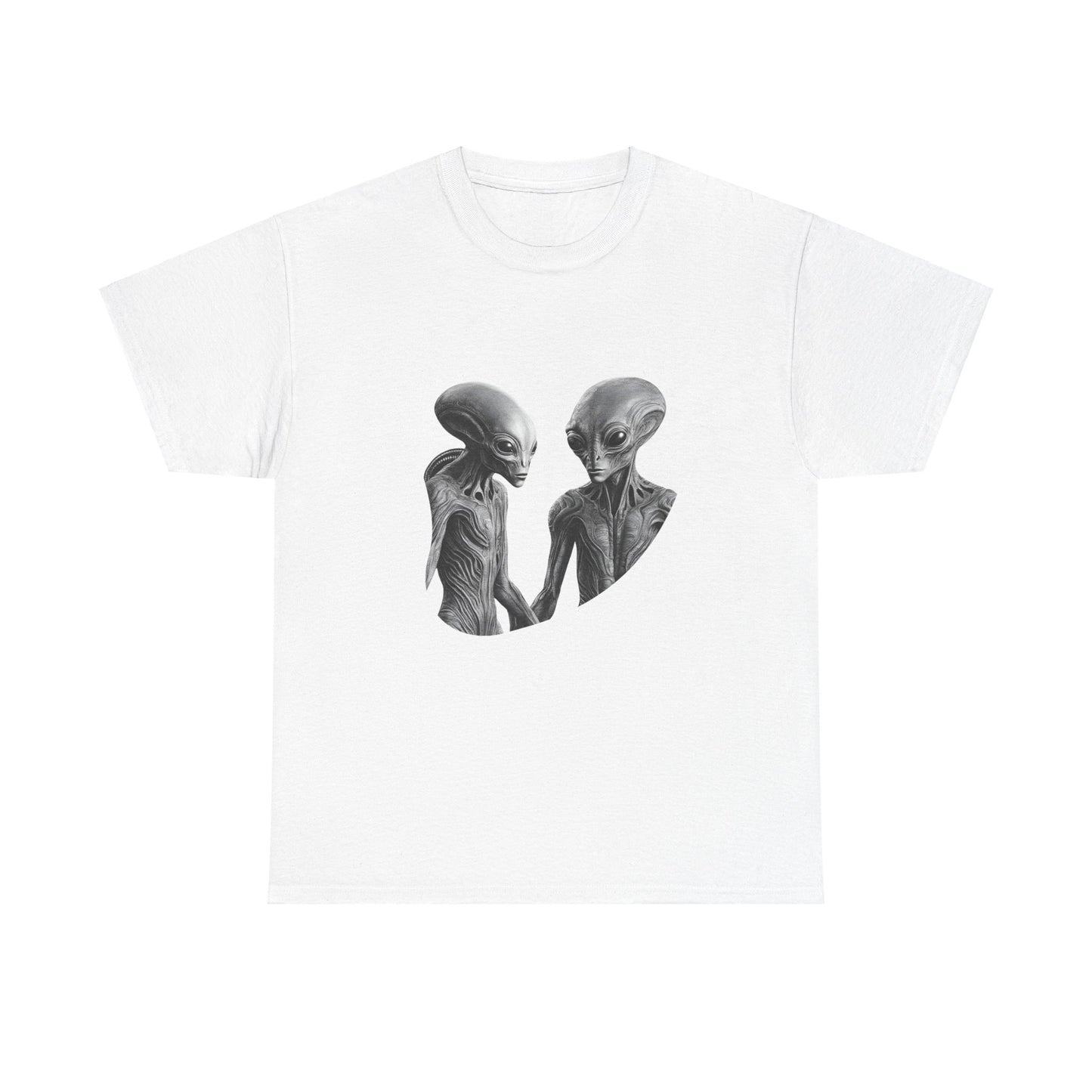 Aliens - Statement Graphic - Unisex Heavy Cotton Tee