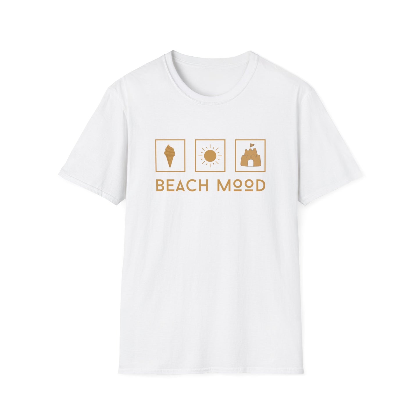 Beach Mood (sand) - Statement graphic - Unisex Softstyle T-Shirt
