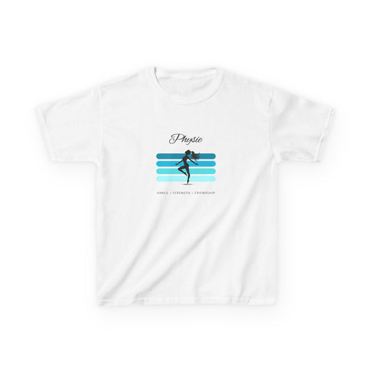 Physie. Dance. Strength. Friendship (teal) - Youth / Kids Heavy Cotton™ Tee
