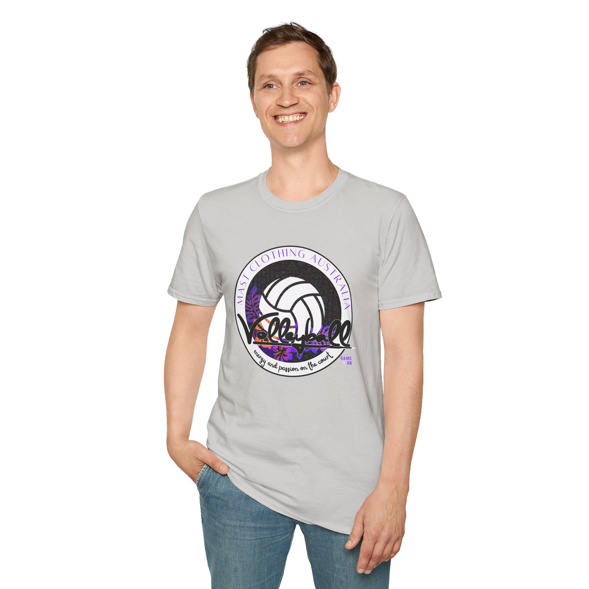 Volleyball graphic - Unisex Softstyle T-Shirt