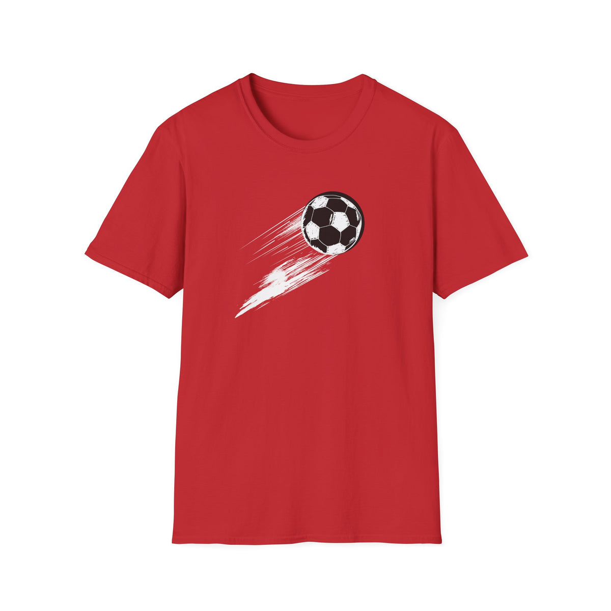 Soccerball Swoosh - Unisex Softstyle T-Shirt