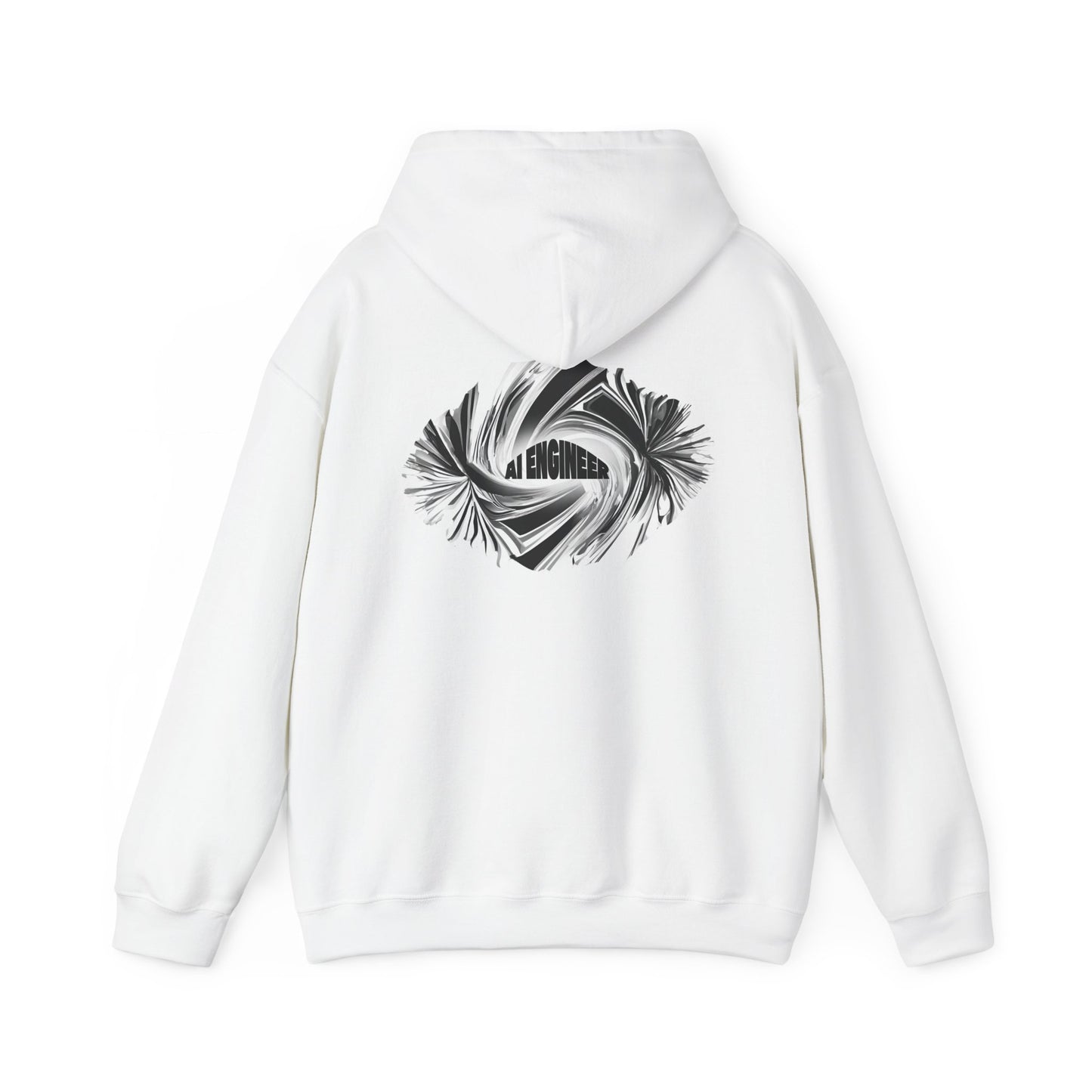 AI Engineer (printed on back) - Modern Vibes - Unisex Heavy Blend™ Hooded Sweatshirt
