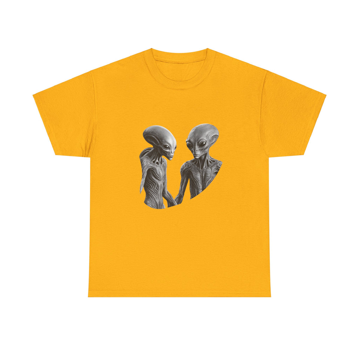 Aliens - Statement Graphic - Unisex Heavy Cotton Tee
