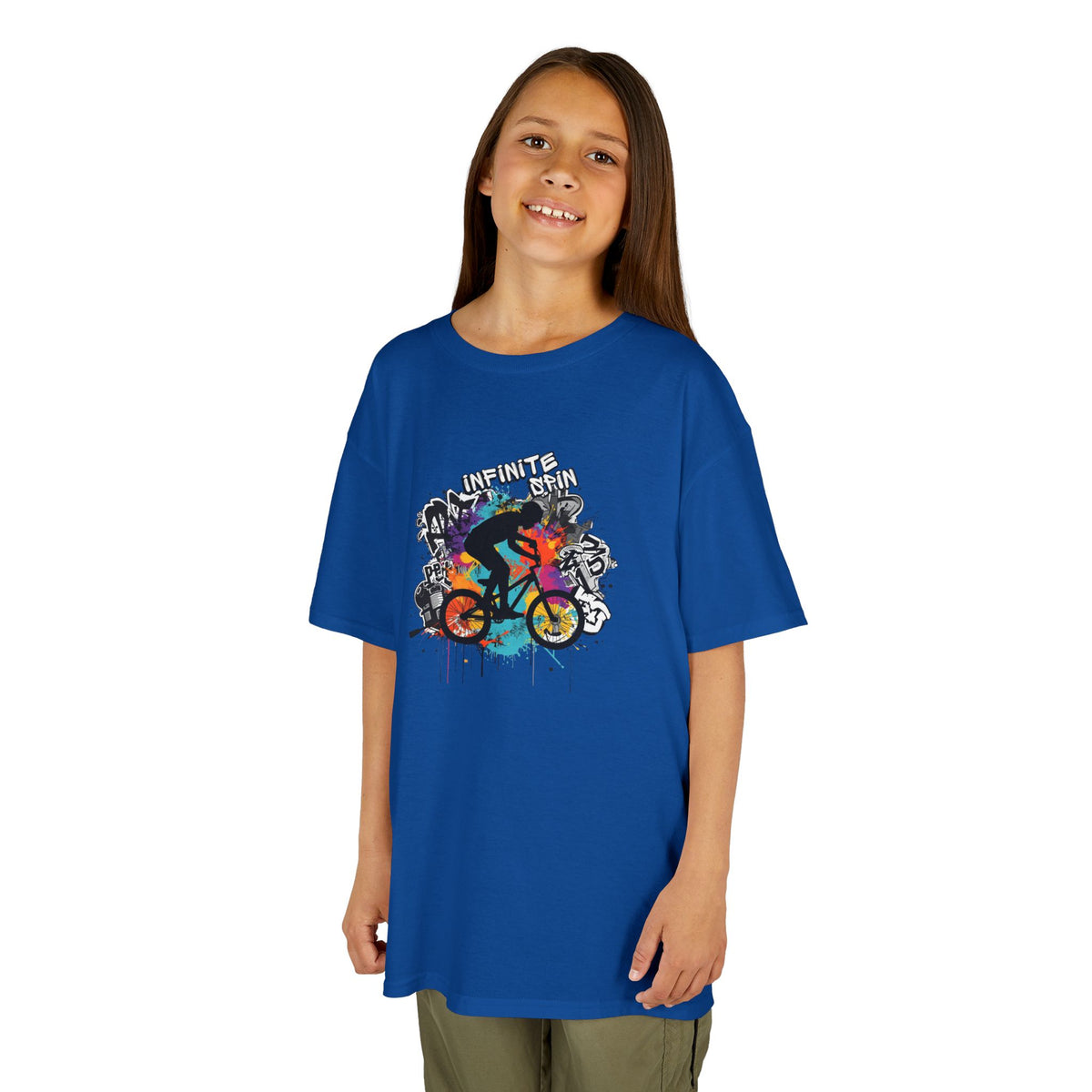 Infinite Spin (bike) - Youth / Kids Heavy Cotton™ Tee