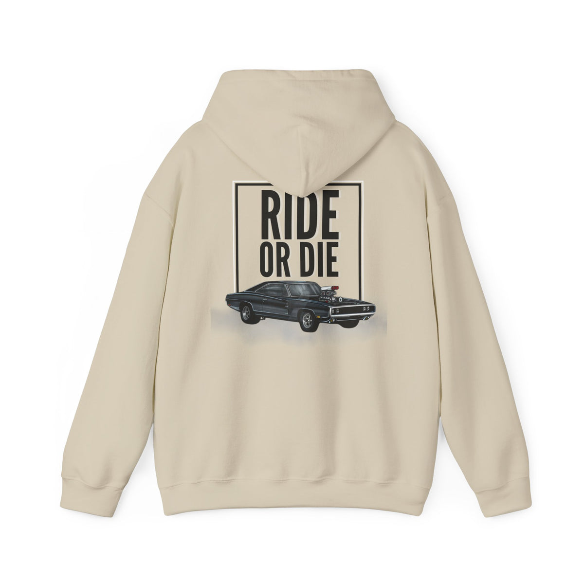 Ride or Die (printed on back) - Modern Vibes - Unisex Heavy Blend™ Hooded Sweatshirt