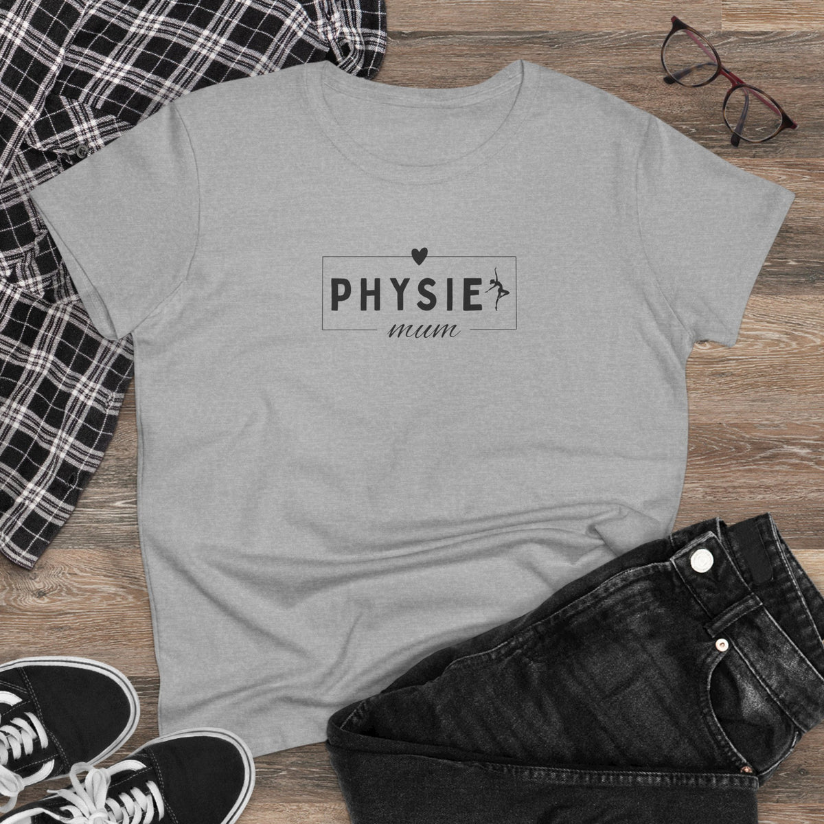 Physie Mum - Women's Midweight Cotton Tee