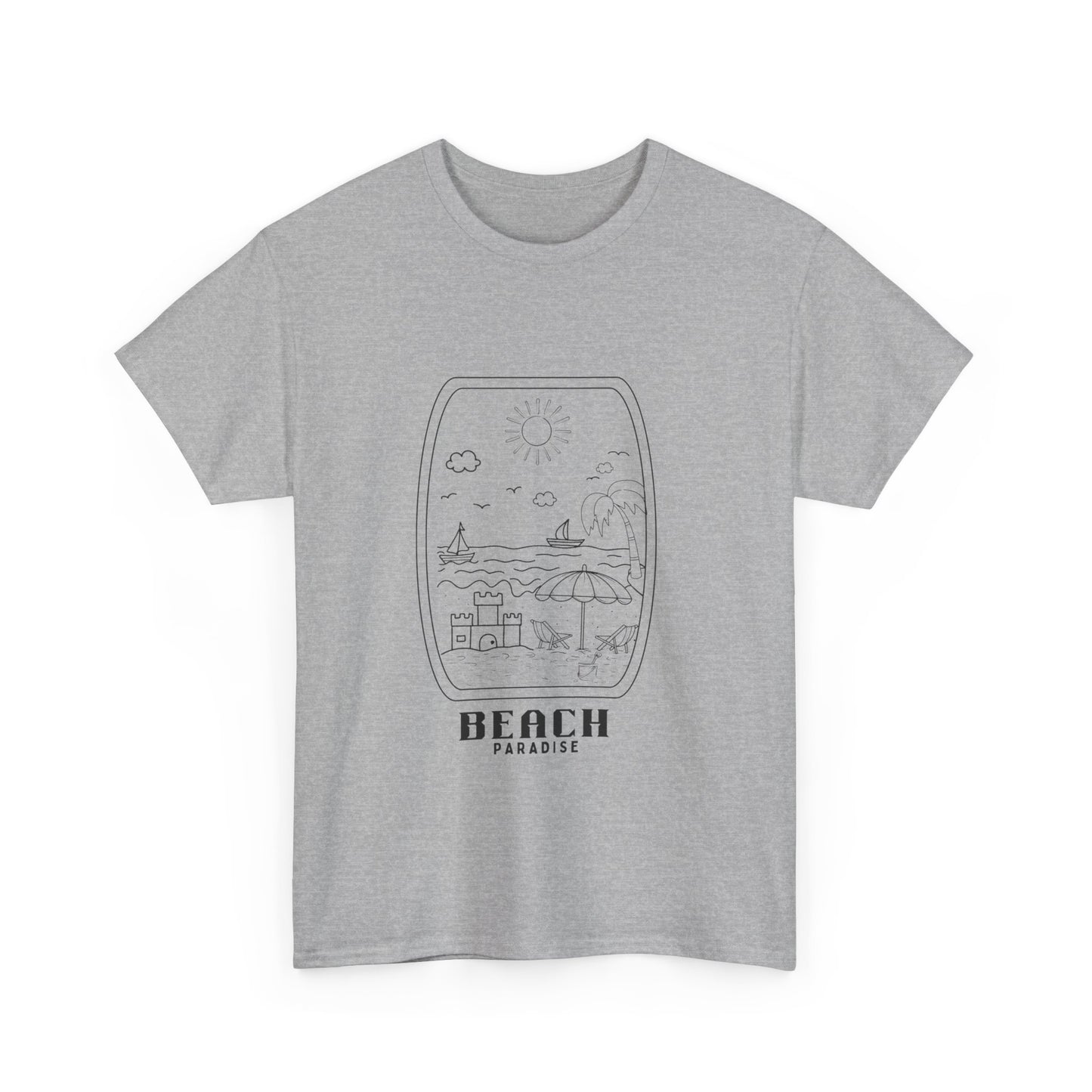 Beach Paradise - Unisex Heavy Cotton Tee