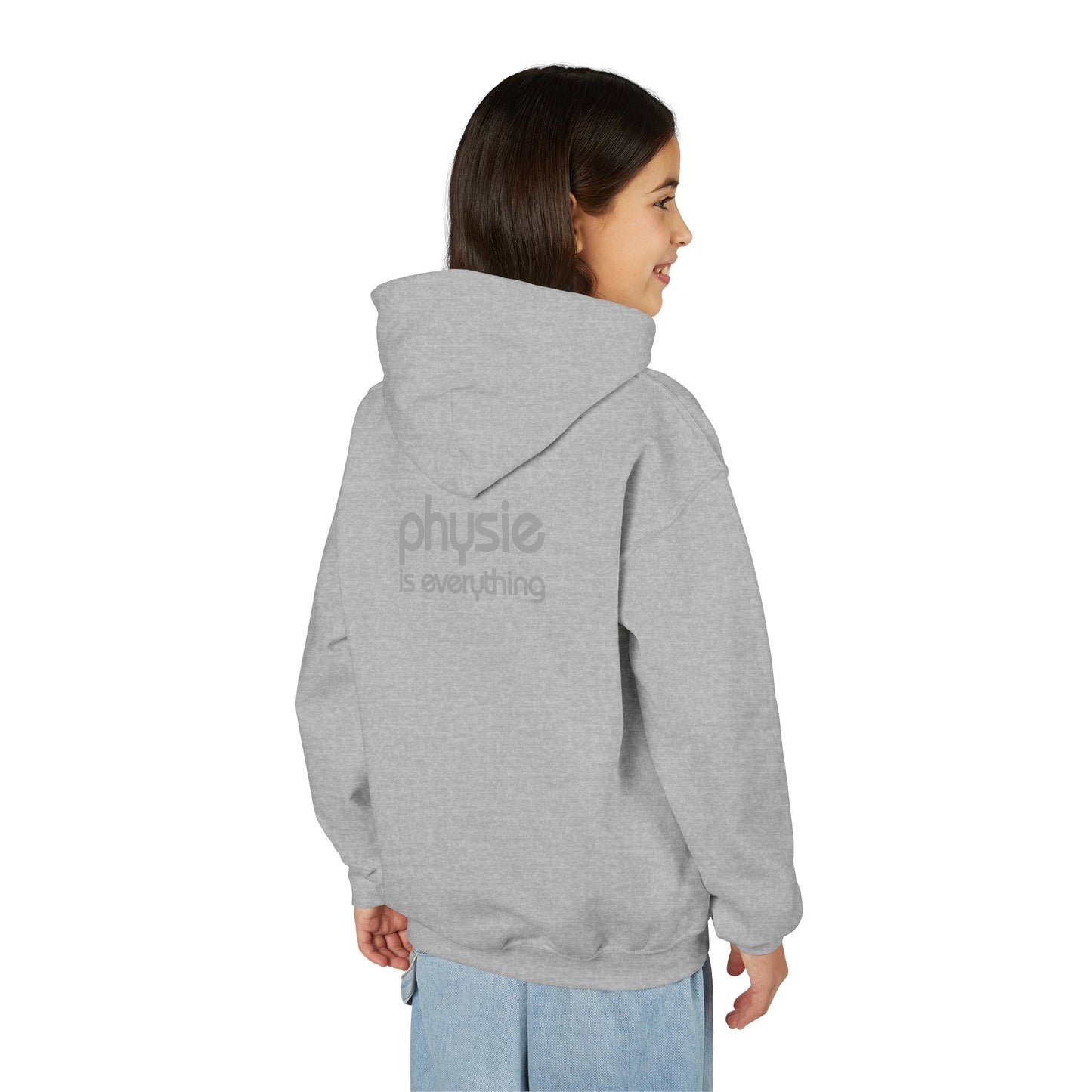Physie is life (printed on back) - Youth Heavy Blend Hoodie