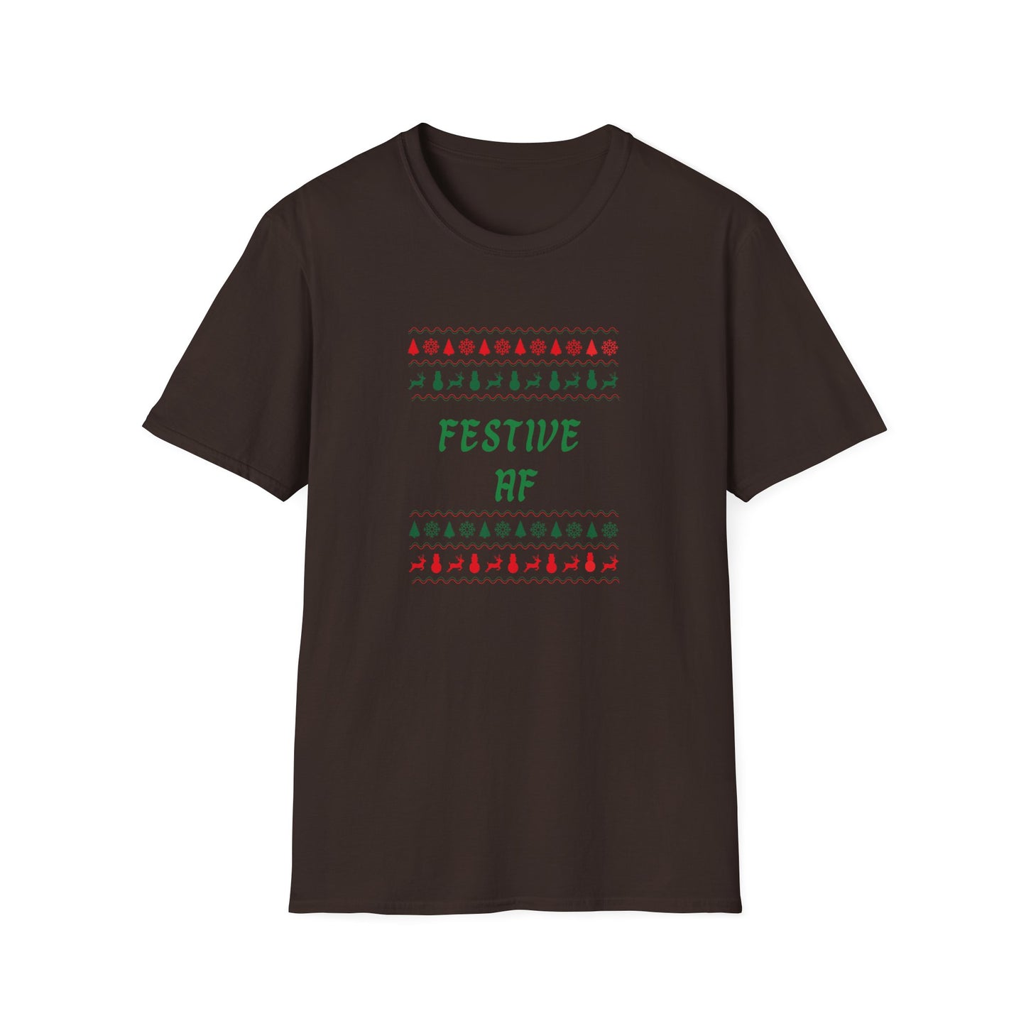 Festive AF - Unisex Softstyle T-Shirt