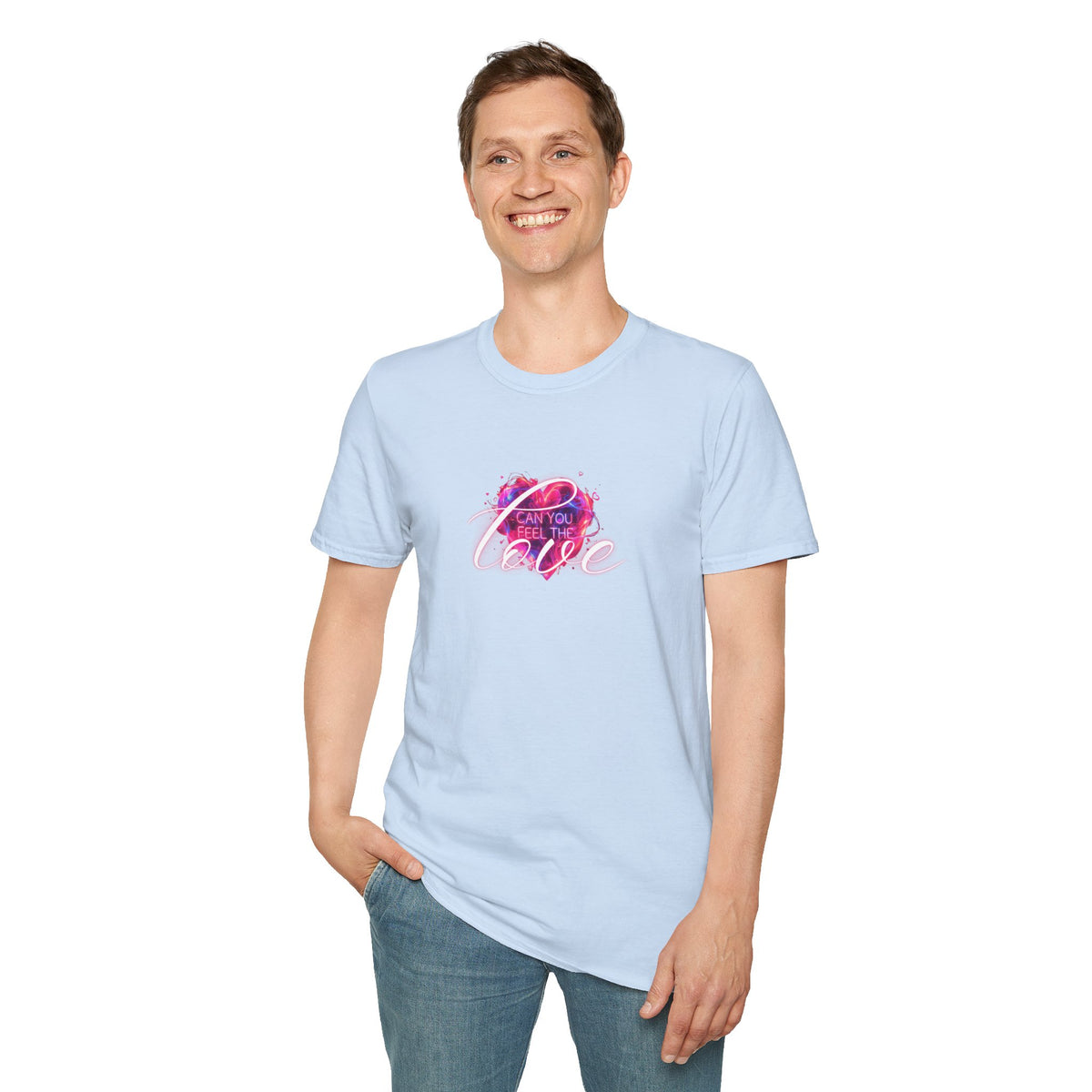 Can you feel the Love - Unisex Softstyle T-Shirt