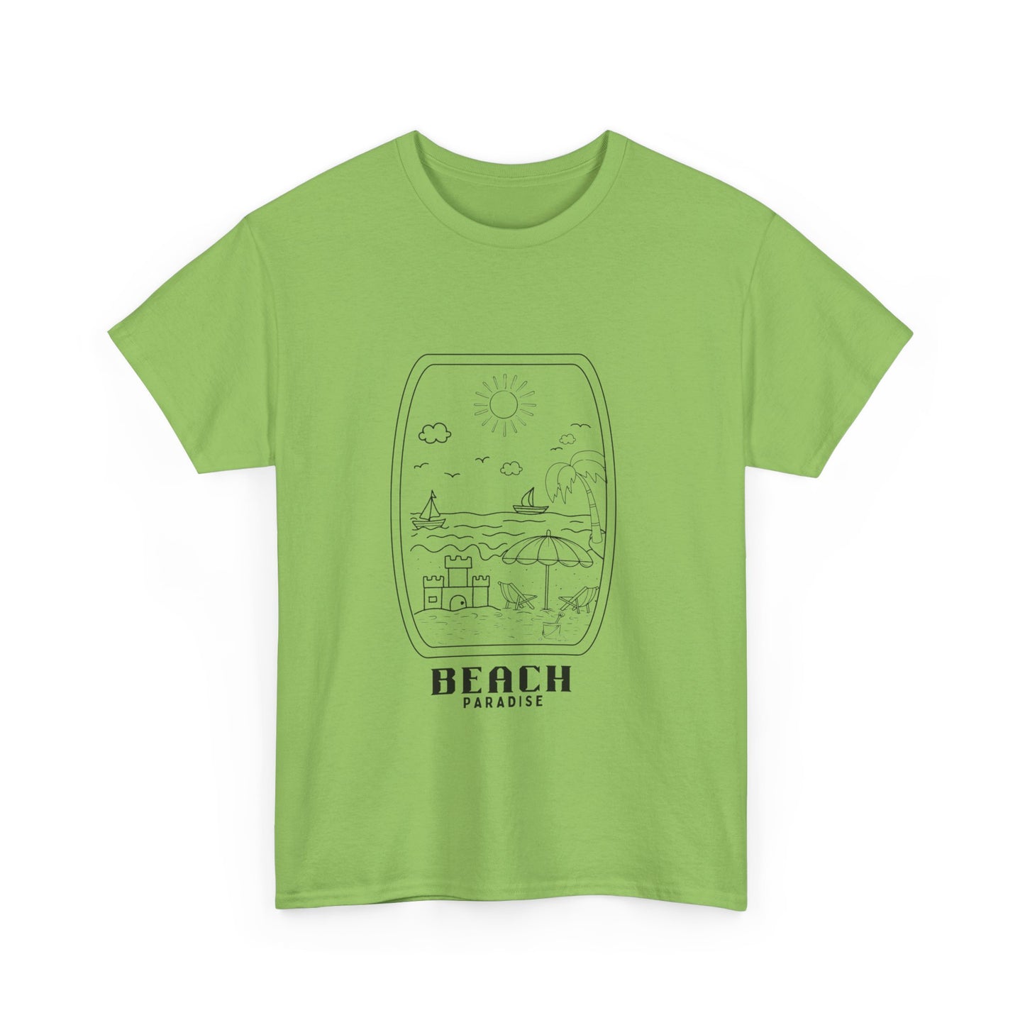 Beach Paradise - Unisex Heavy Cotton Tee