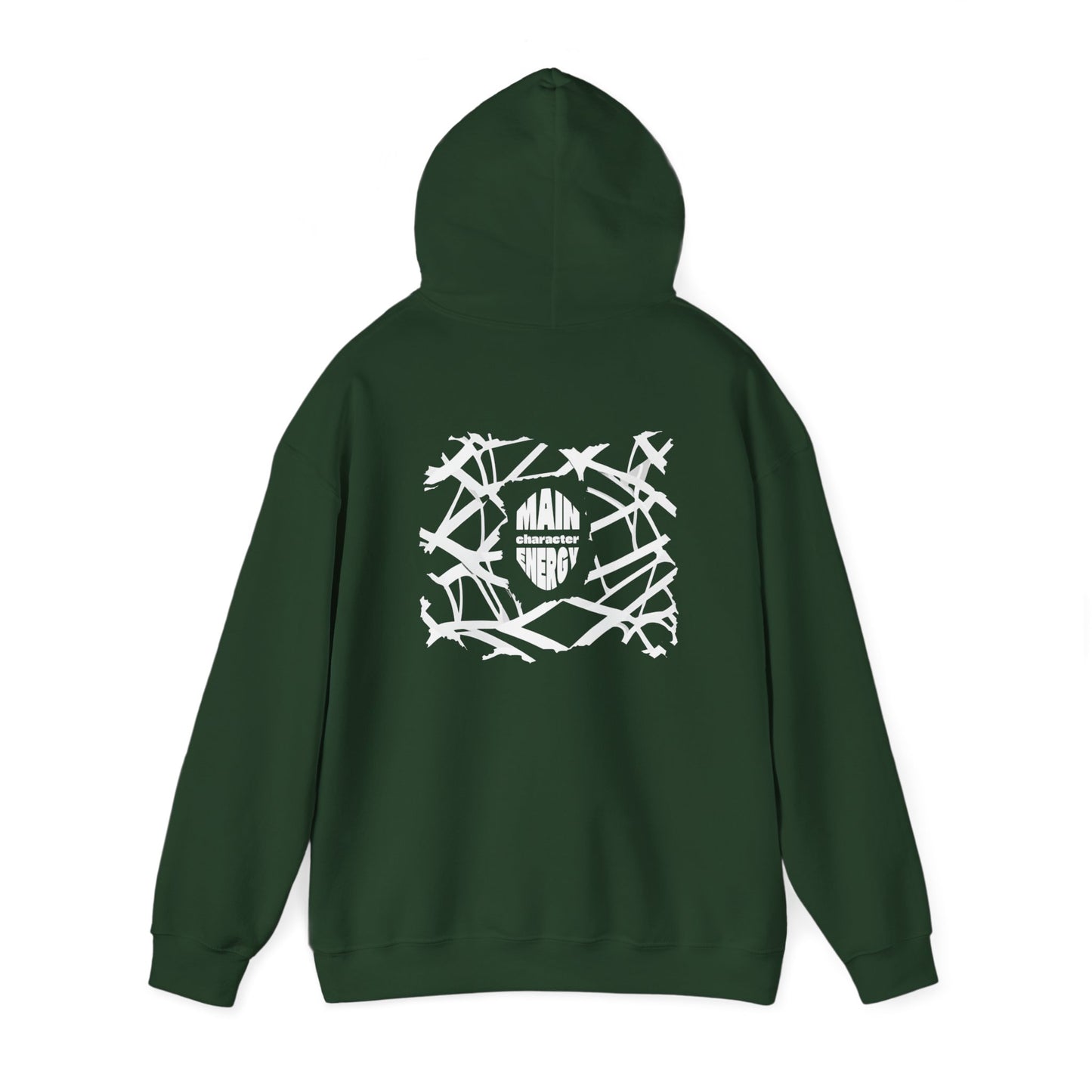 Main Character Energy (printed on back) - Modern Vibes - Unisex Heavy Blend™ Hooded Sweatshirt