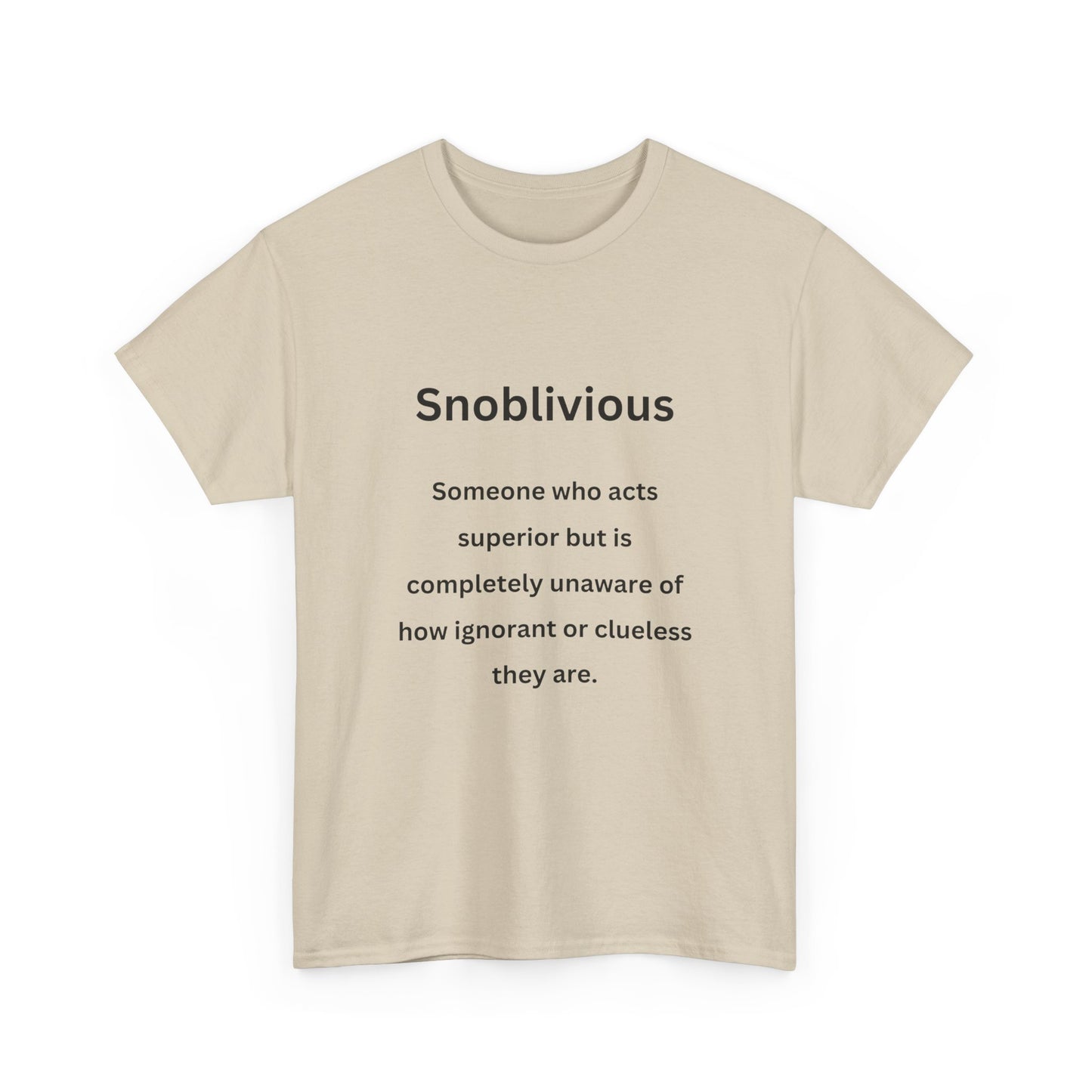 Snoblivious - Urban Words - Unisex Heavy Cotton Tee