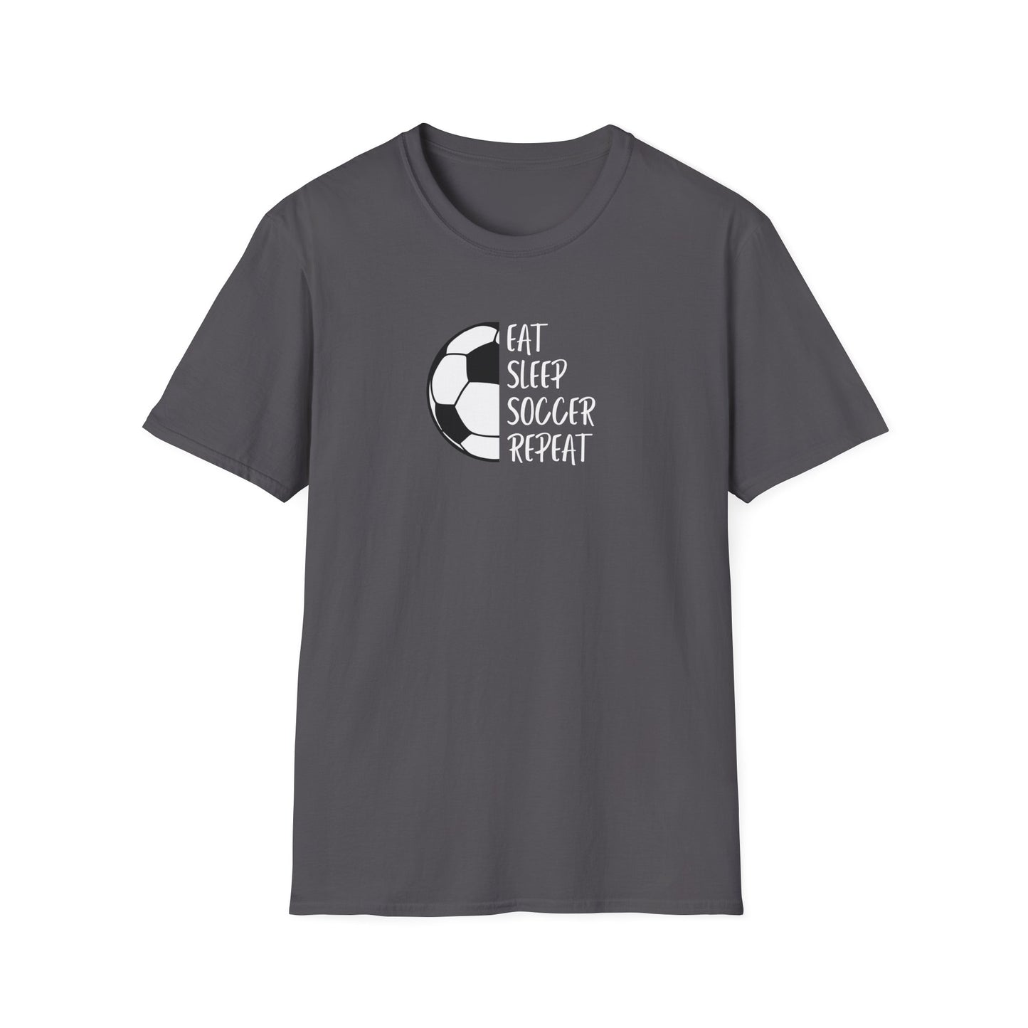 Eat Sleep Soccer Repeat - Unisex Softstyle T-Shirt