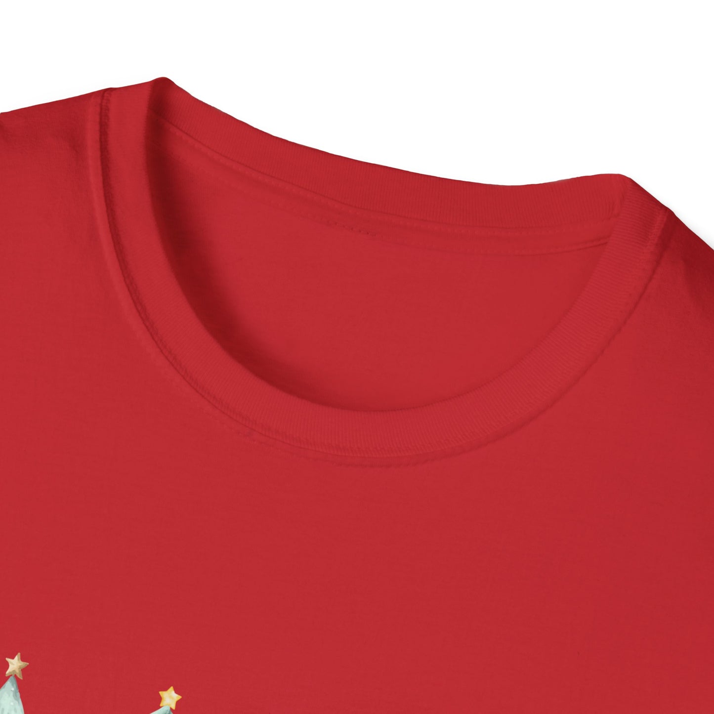 XMAS trees (green) - Unisex Softstyle T-Shirt