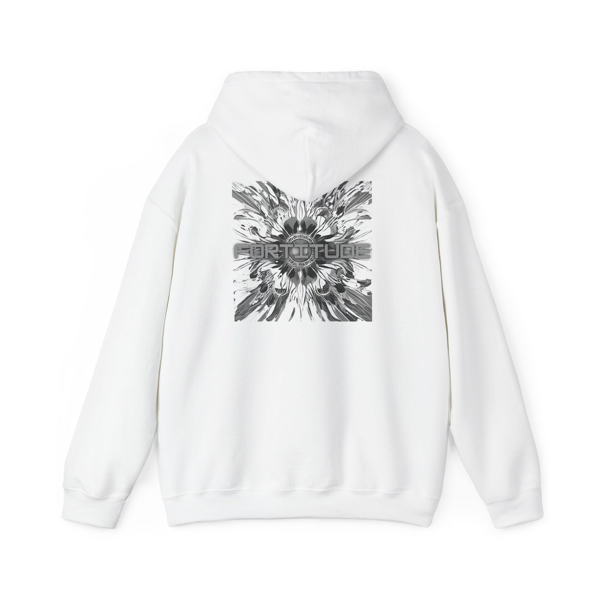 Fortitude (printed on back) - Statement Graphic - Unisex Heavy Blend™ Hooded Sweatshirt