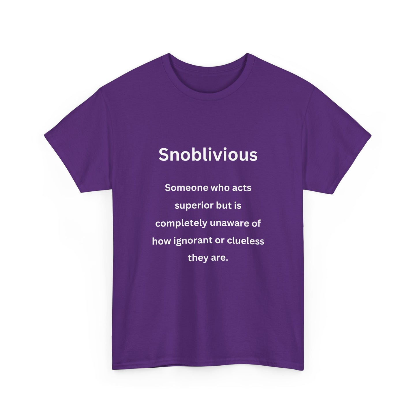 Snoblivious - Urban Words - Unisex Heavy Cotton Tee