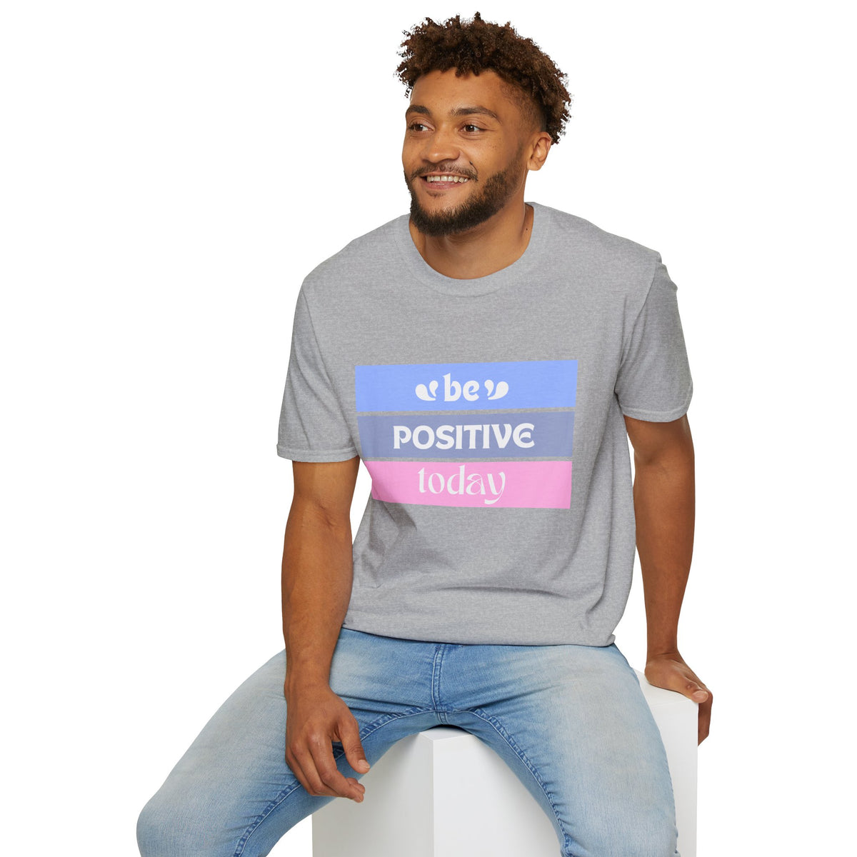 Be Positive today - Unisex Softstyle T-Shirt