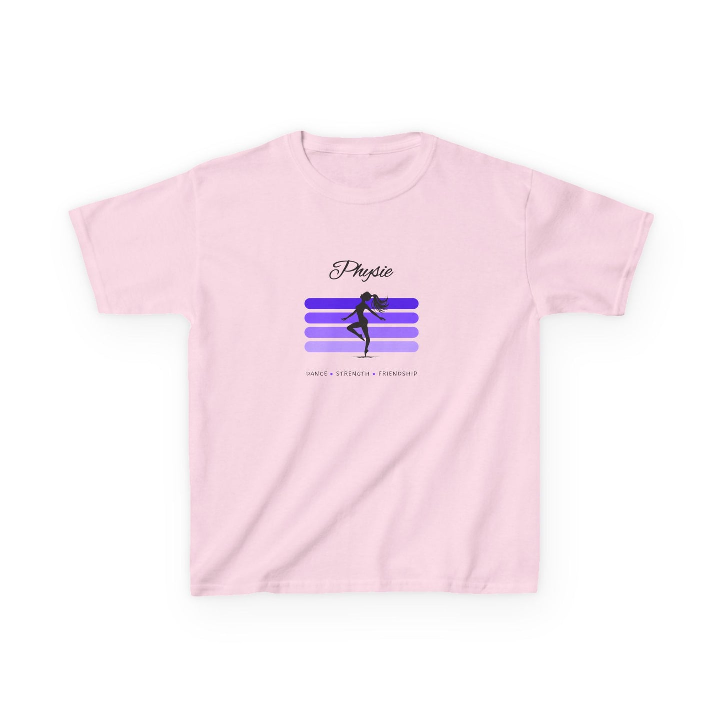 Physie. Dance. Strength. Friendship (purple) - Youth / Kids Heavy Cotton™ Tee