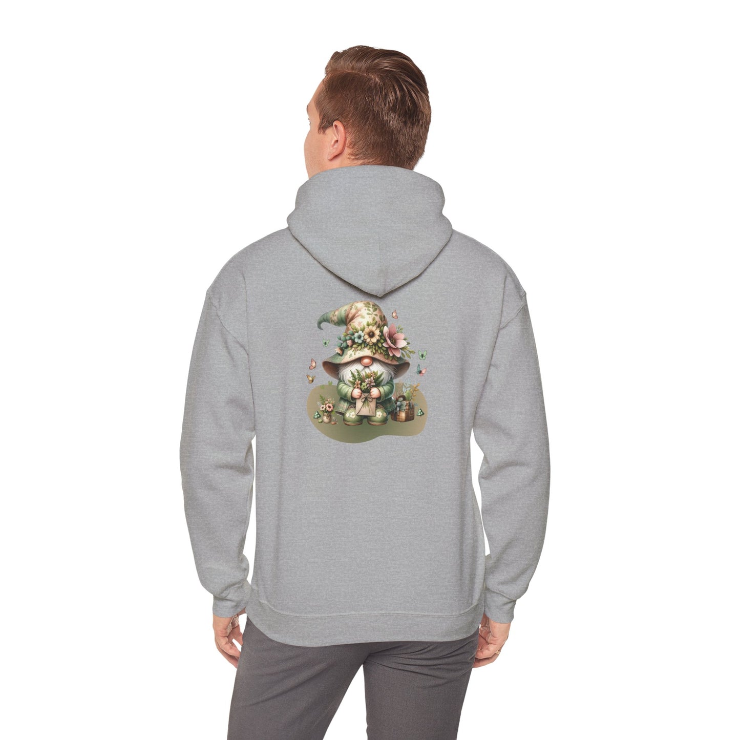 Forest Gnome (printed on back) - Unisex Heavy Blend™ Hooded Sweatshirt