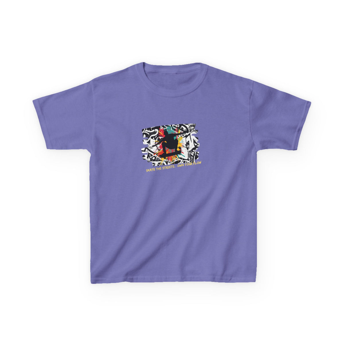 Skate the Streets - Own Your Flow - Youth / Kids Heavy Cotton™ Tee