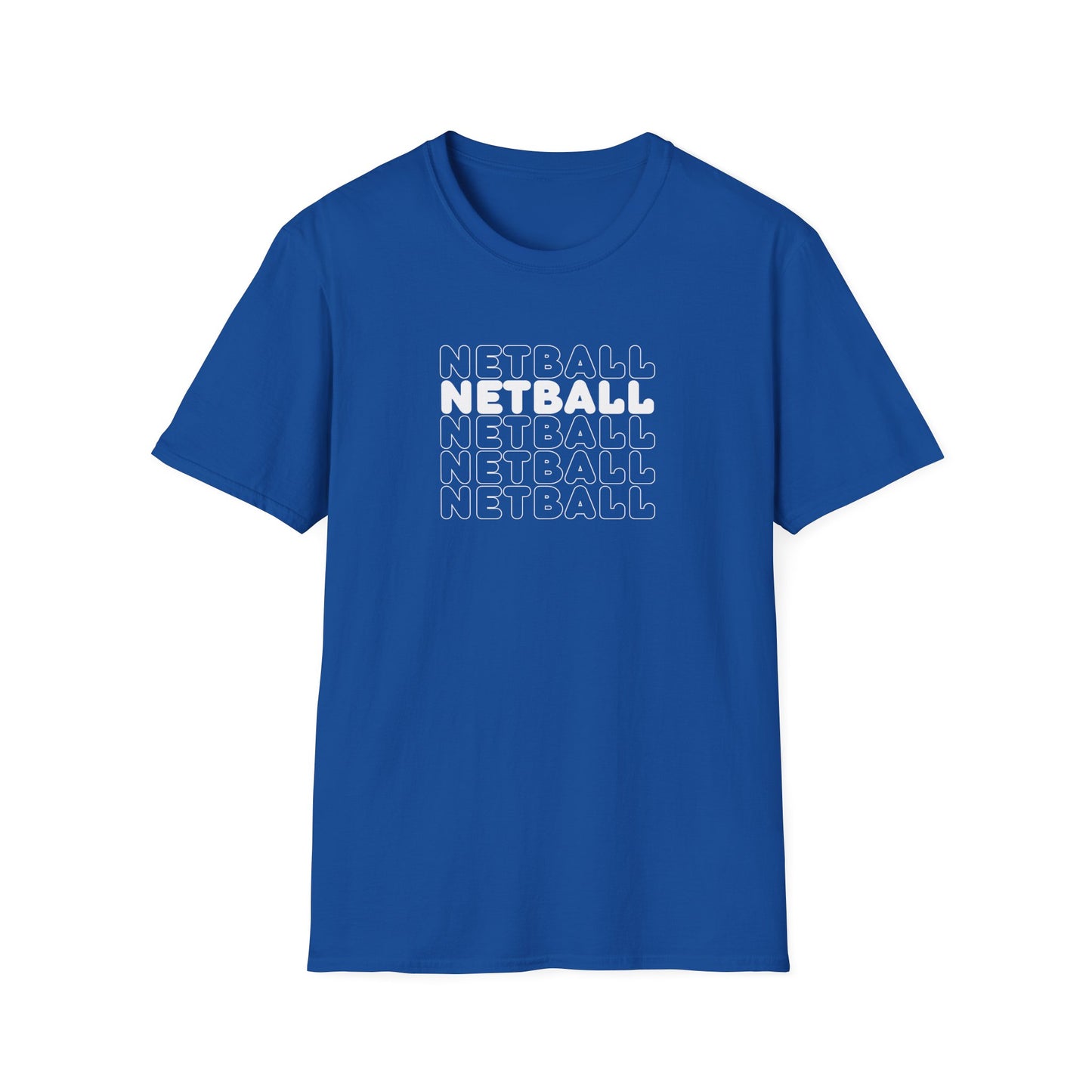 Netball x 5 - Unisex Softstyle T-Shirt
