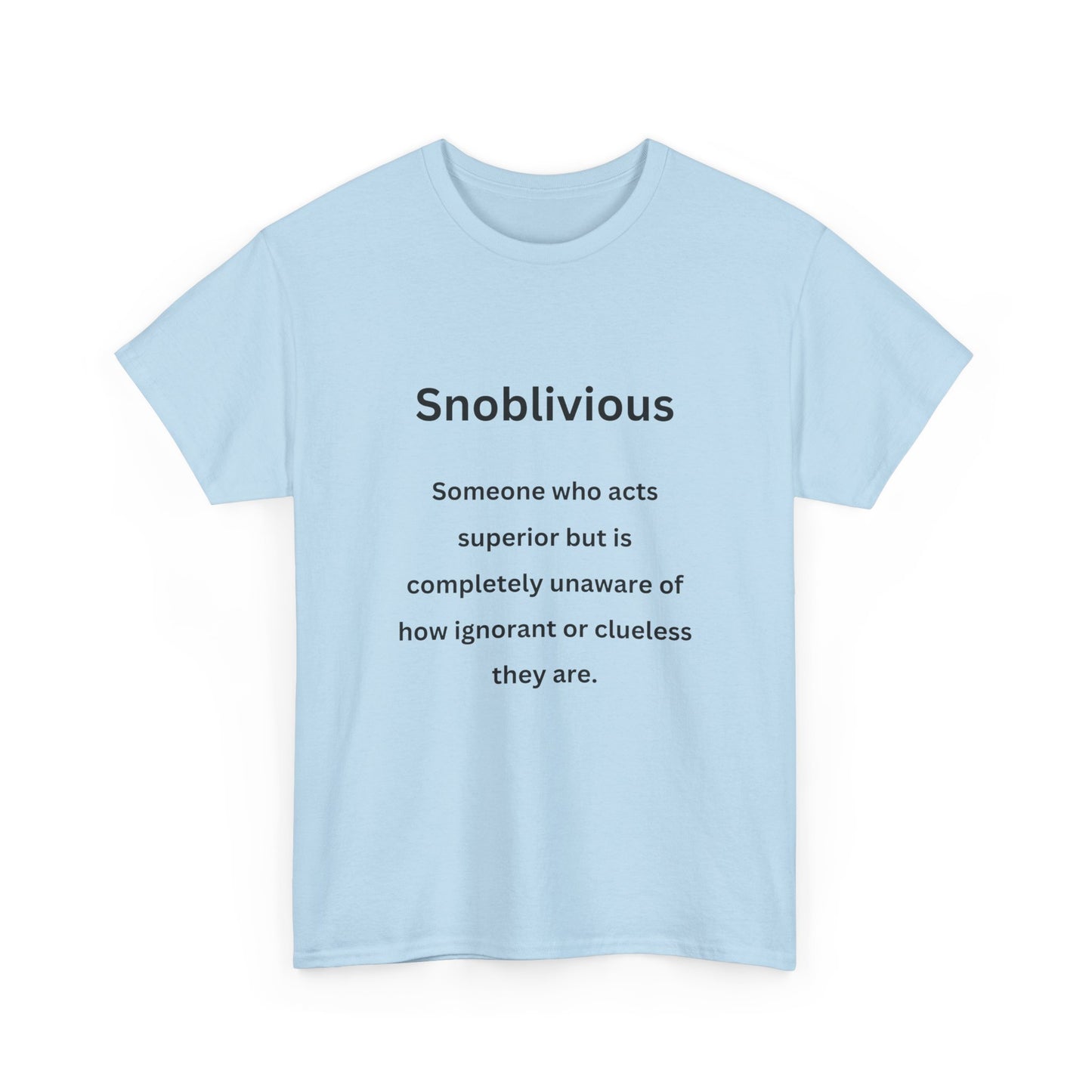 Snoblivious - Urban Words - Unisex Heavy Cotton Tee