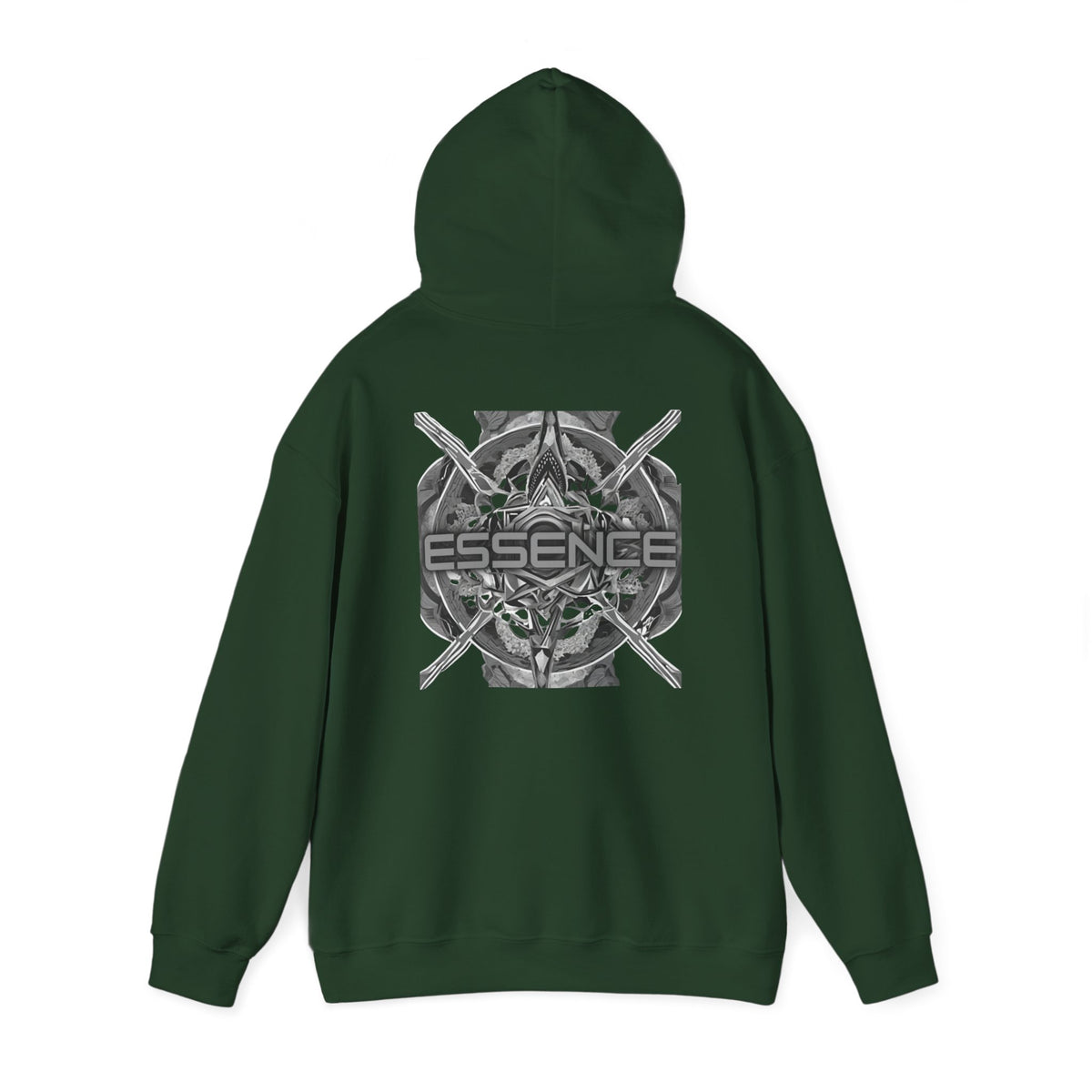 Essence (printed on back) - Statement Graphic - Unisex Heavy Blend™ Hooded Sweatshirt
