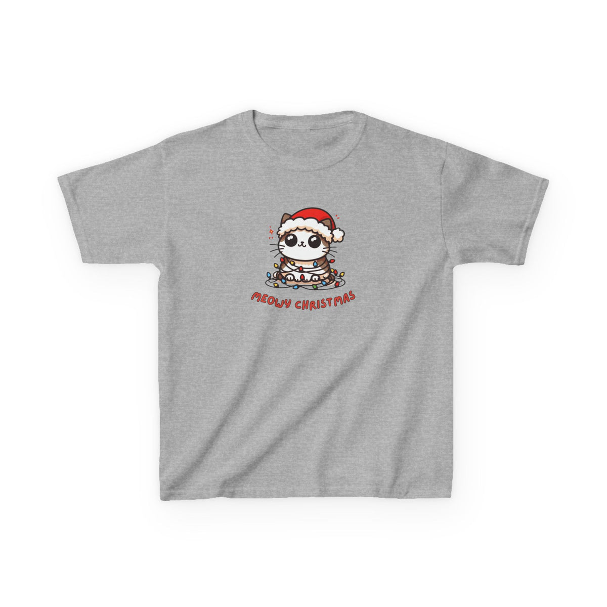 Meowy Christmas - Youth / Kids Heavy Cotton™ Tee