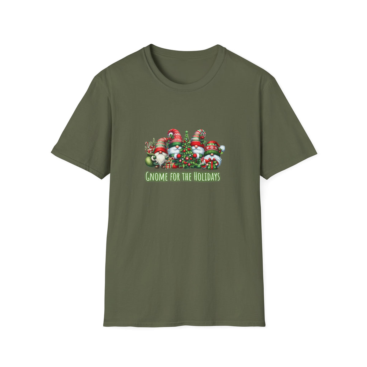 Gnome for the holidays - Unisex Softstyle T-Shirt
