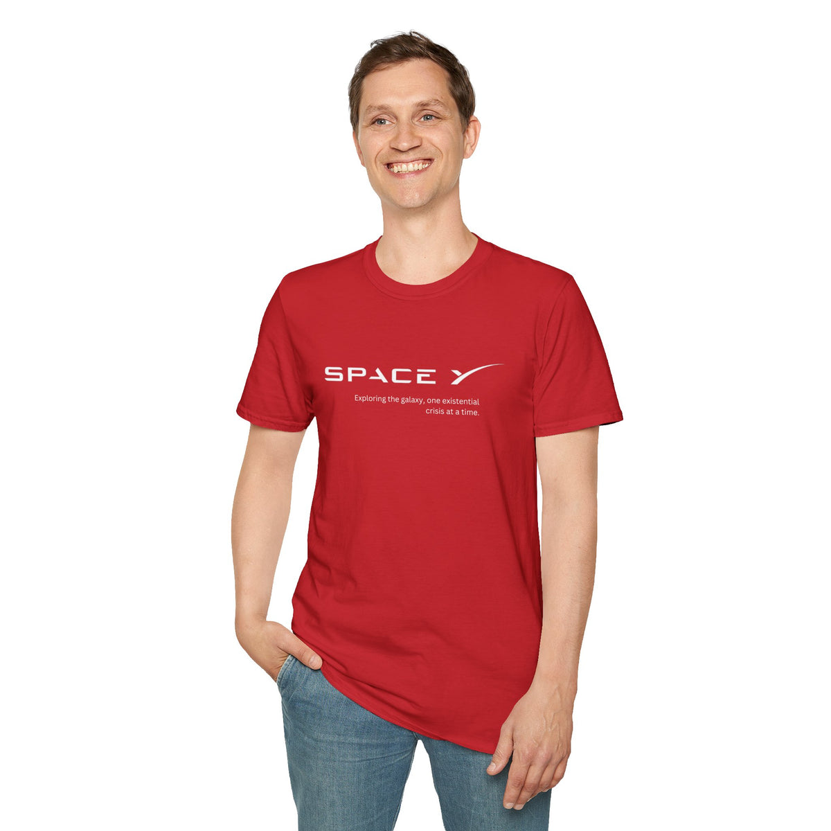 Space Y - Existential Crisis - Unisex Softstyle T-Shirt
