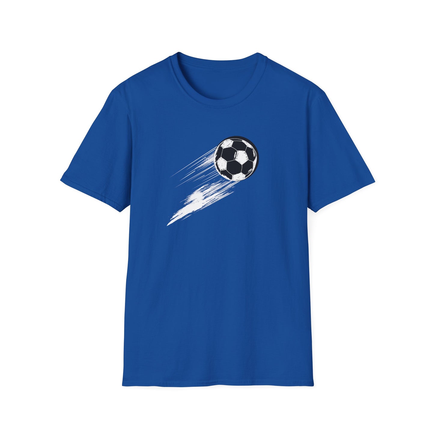 Soccerball Swoosh - Unisex Softstyle T-Shirt