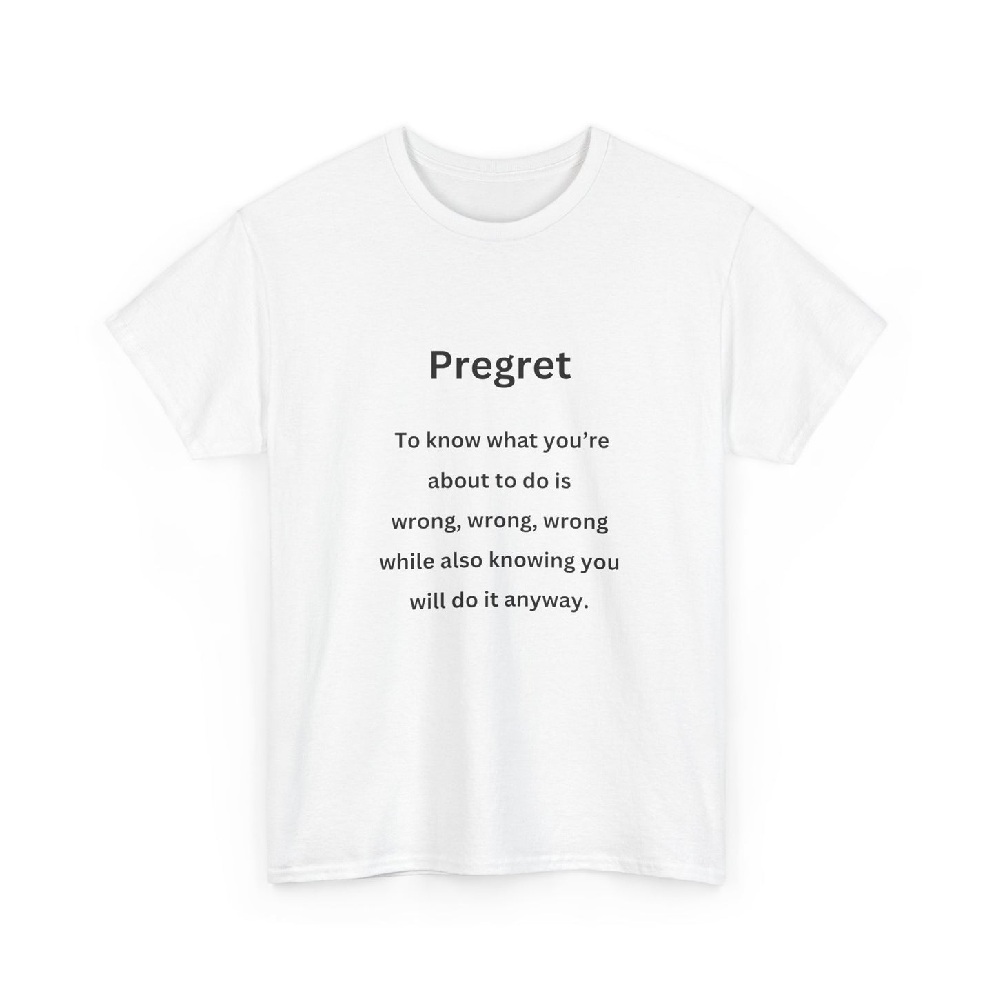 Pregret - Urban Words - Unisex Heavy Cotton Tee