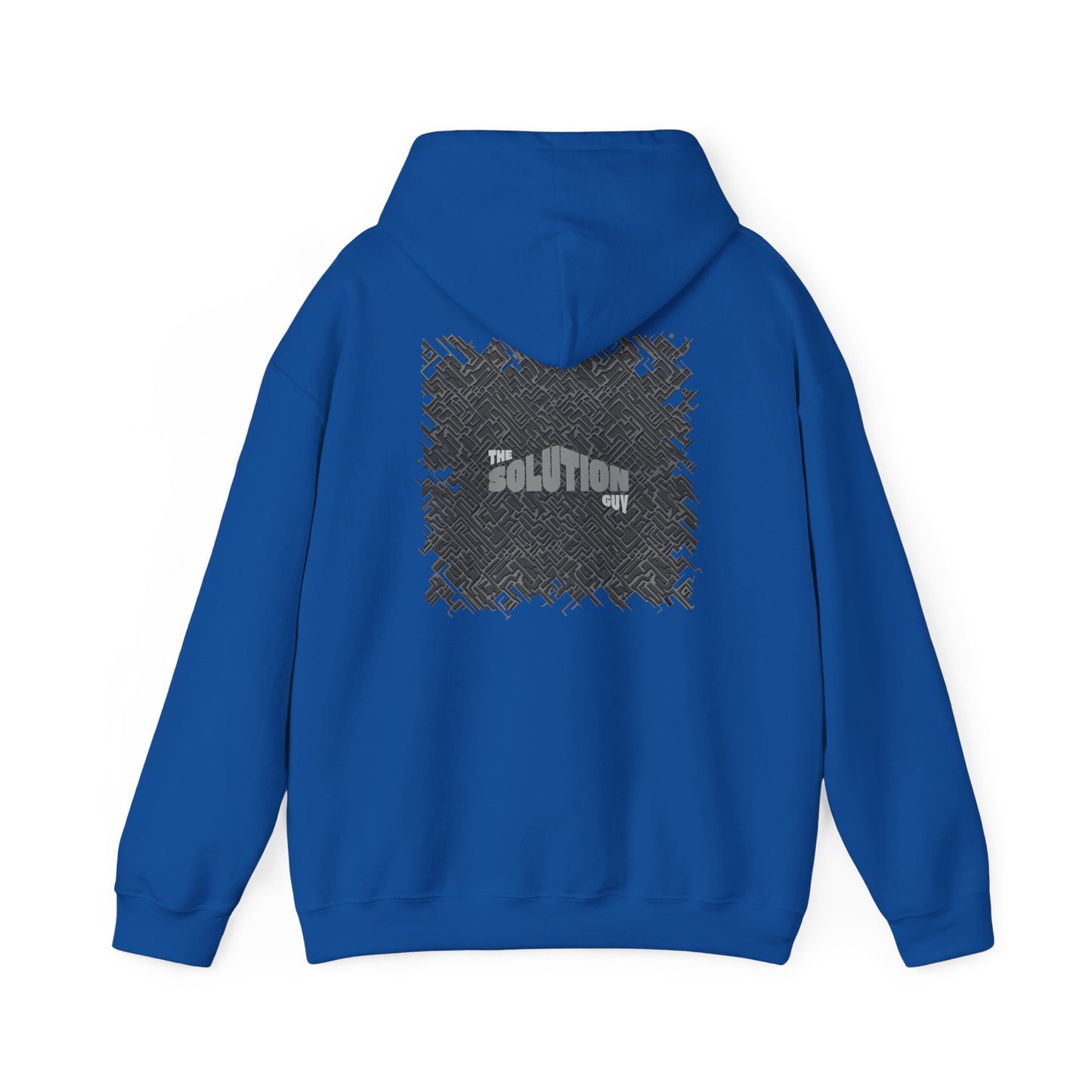 The Solution Guy (printed on back) - Modern Vibes - Unisex Heavy Blend™ Hooded Sweatshirt