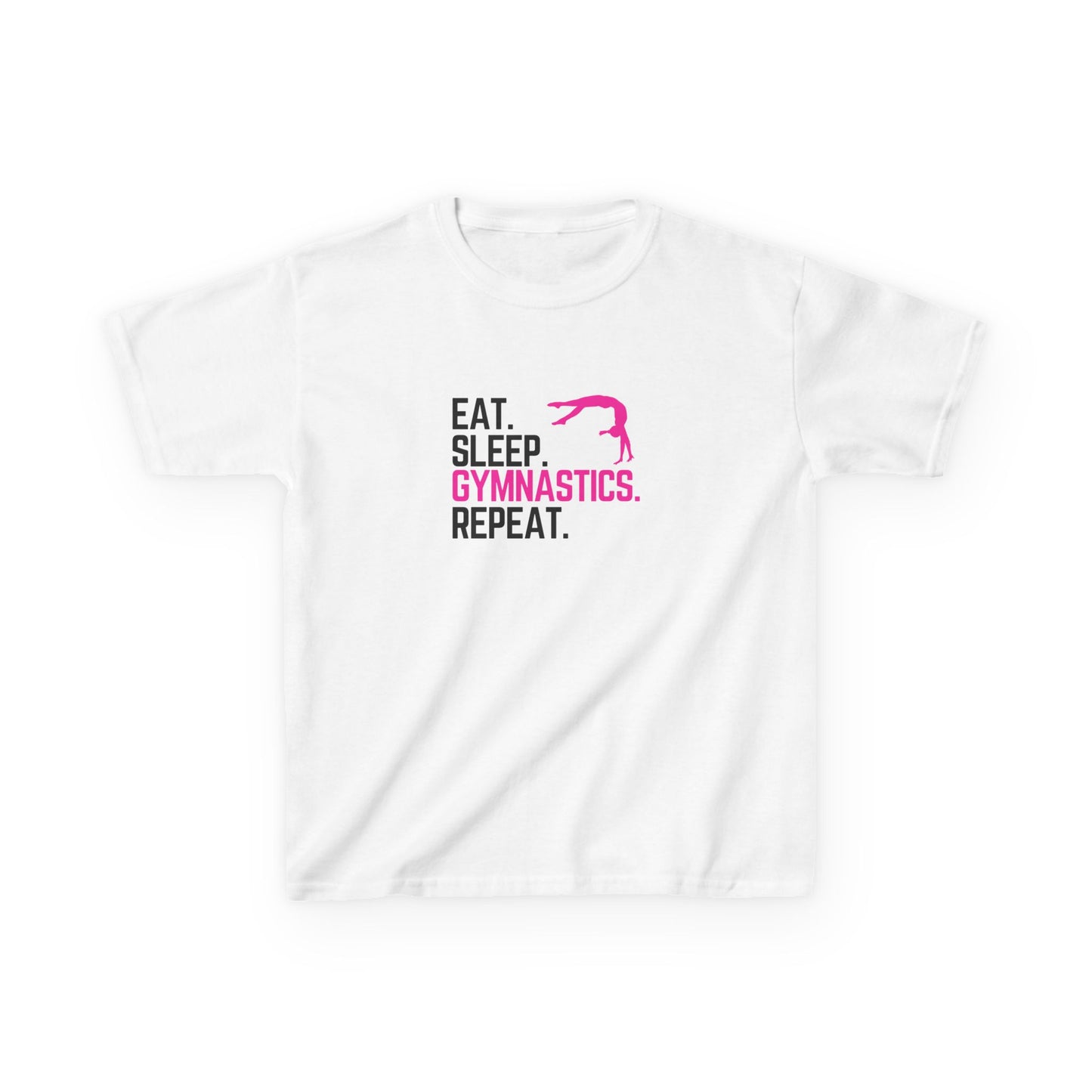 Eat Sleep Gymnastics Repeat - Youth / Kids Heavy Cotton™ Tee