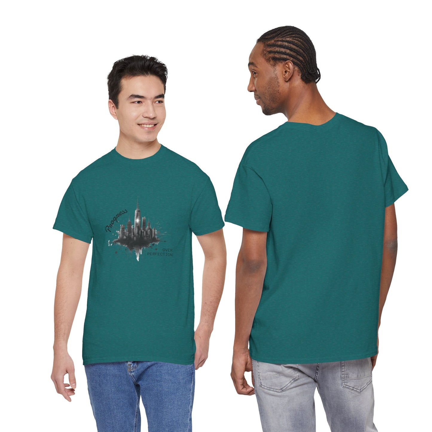 Progress over perfection - Unisex Heavy Cotton Tee