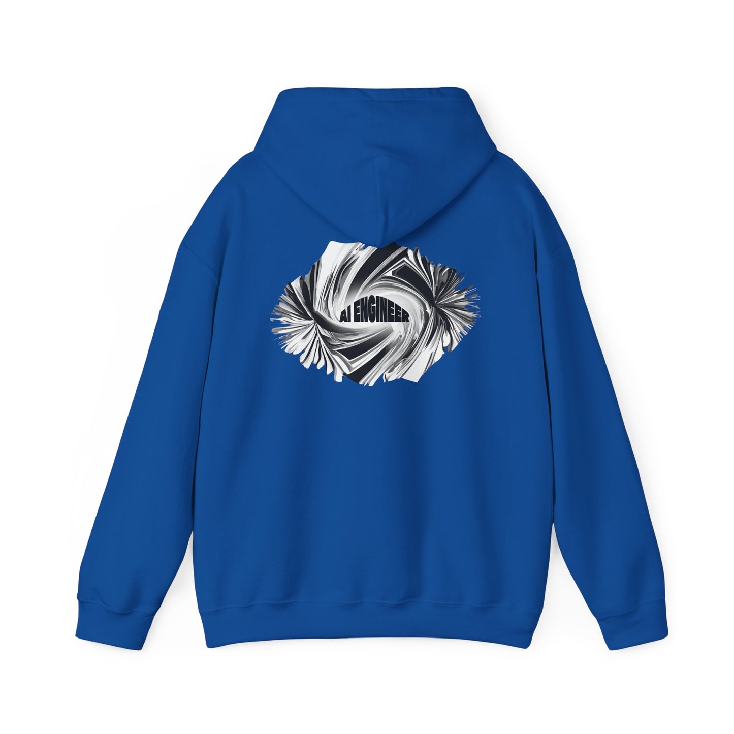 AI Engineer (printed on back) - Modern Vibes - Unisex Heavy Blend™ Hooded Sweatshirt