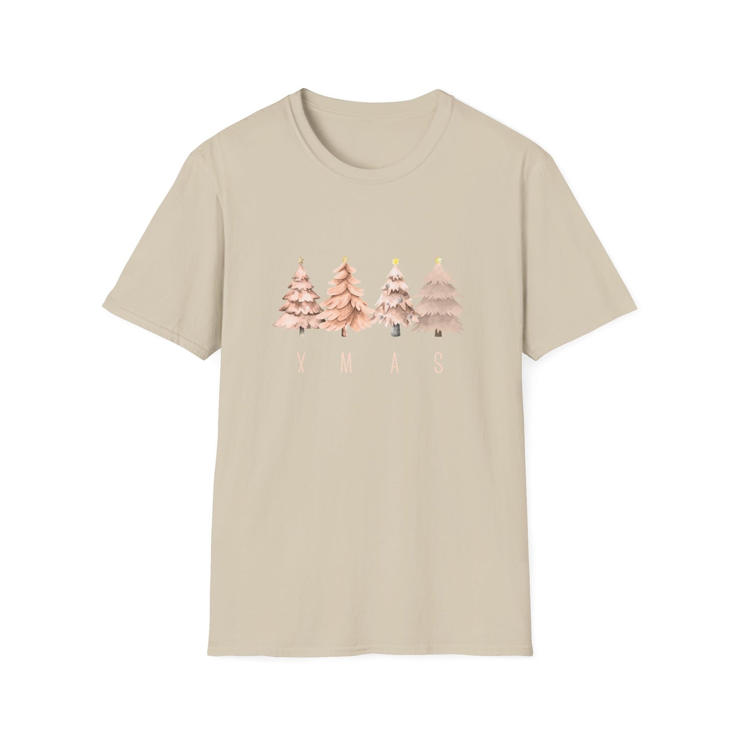 XMAS trees (Neutral) - Unisex Softstyle T-Shirt