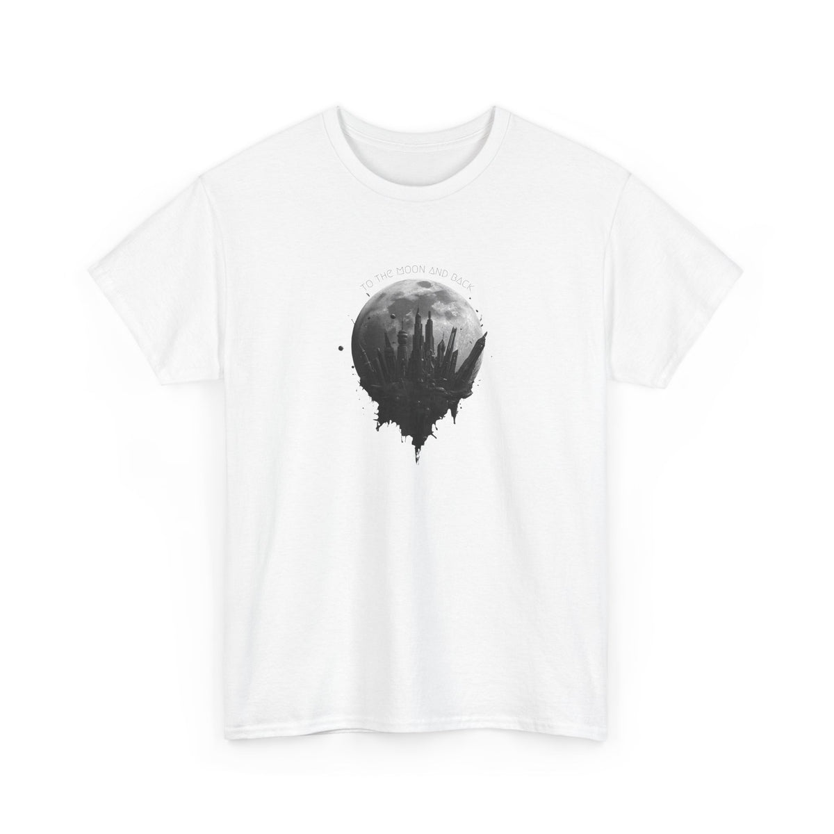 To the Moon and Back- Unisex Heavy Cotton Tee