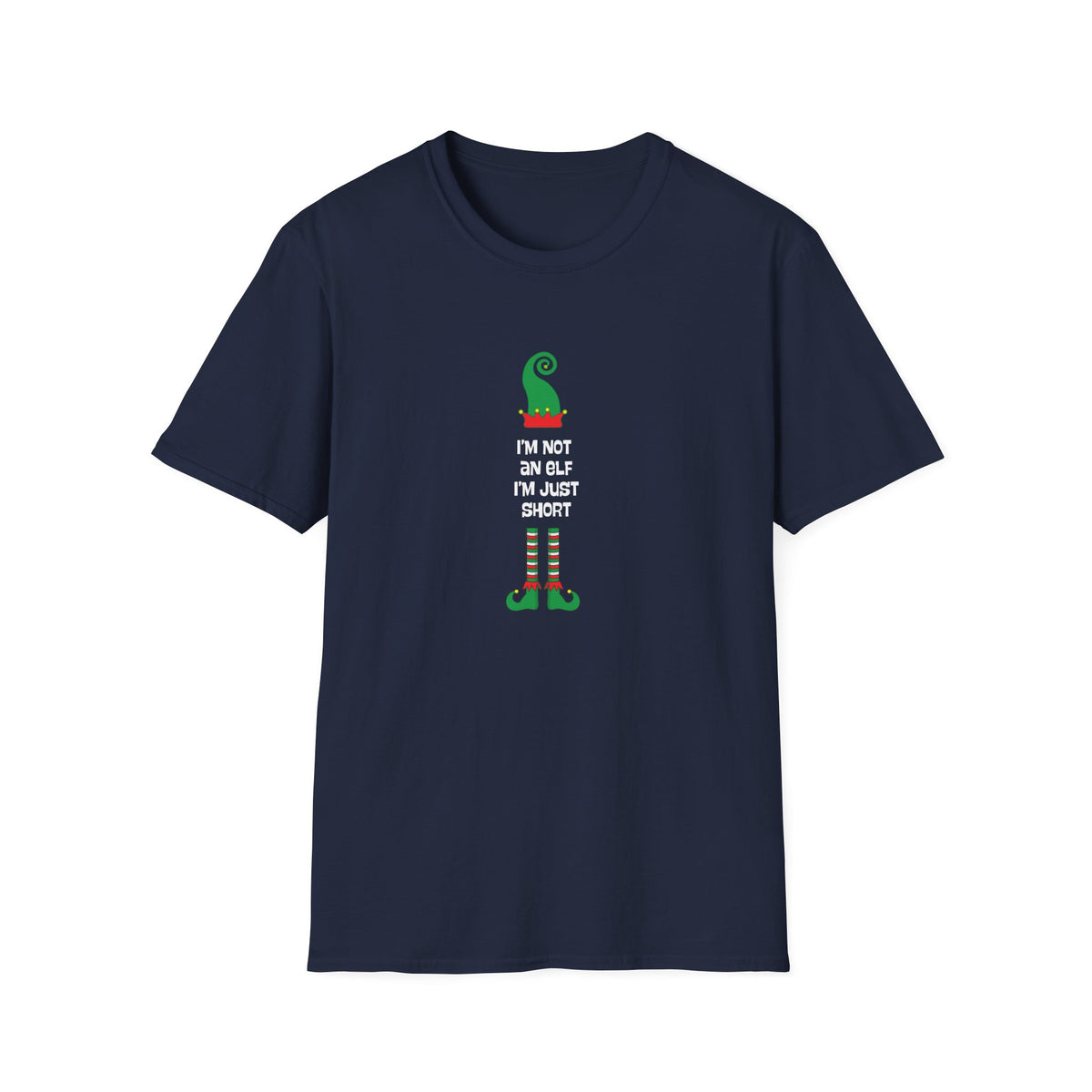 I'm not an elf, I'm just short - Unisex Softstyle T-Shirt