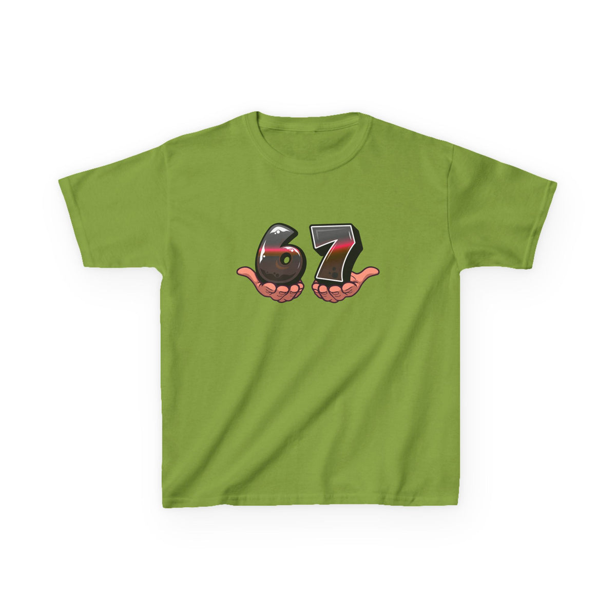 6-7 (black) - Youth / Kids Heavy Cotton™ Tee