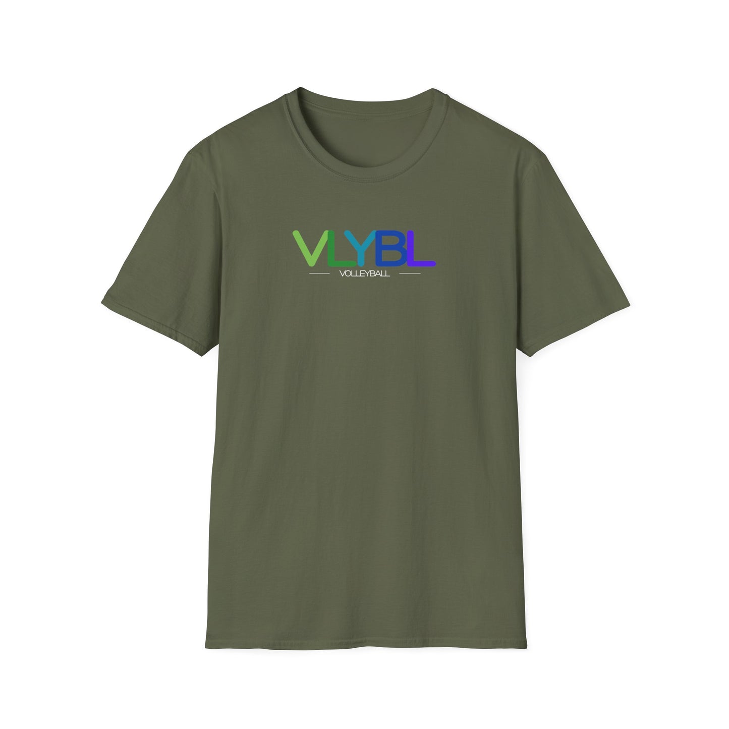 VLYBL- Volleyball (blues) - Unisex Softstyle T-Shirt
