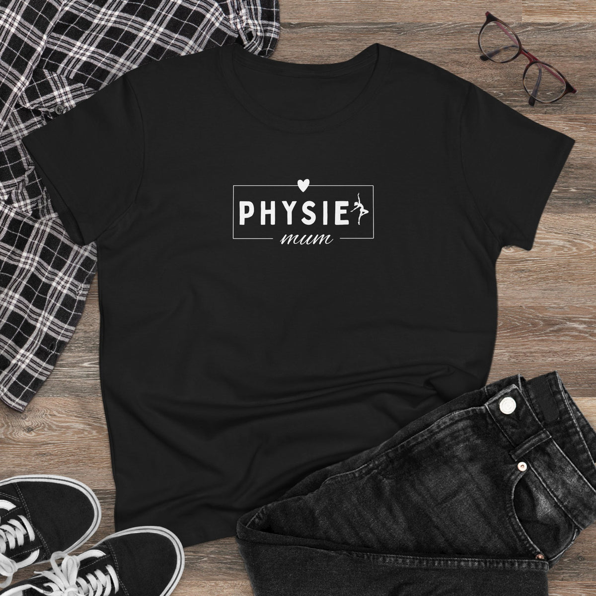 Physie Mum - Women's Midweight Cotton Tee