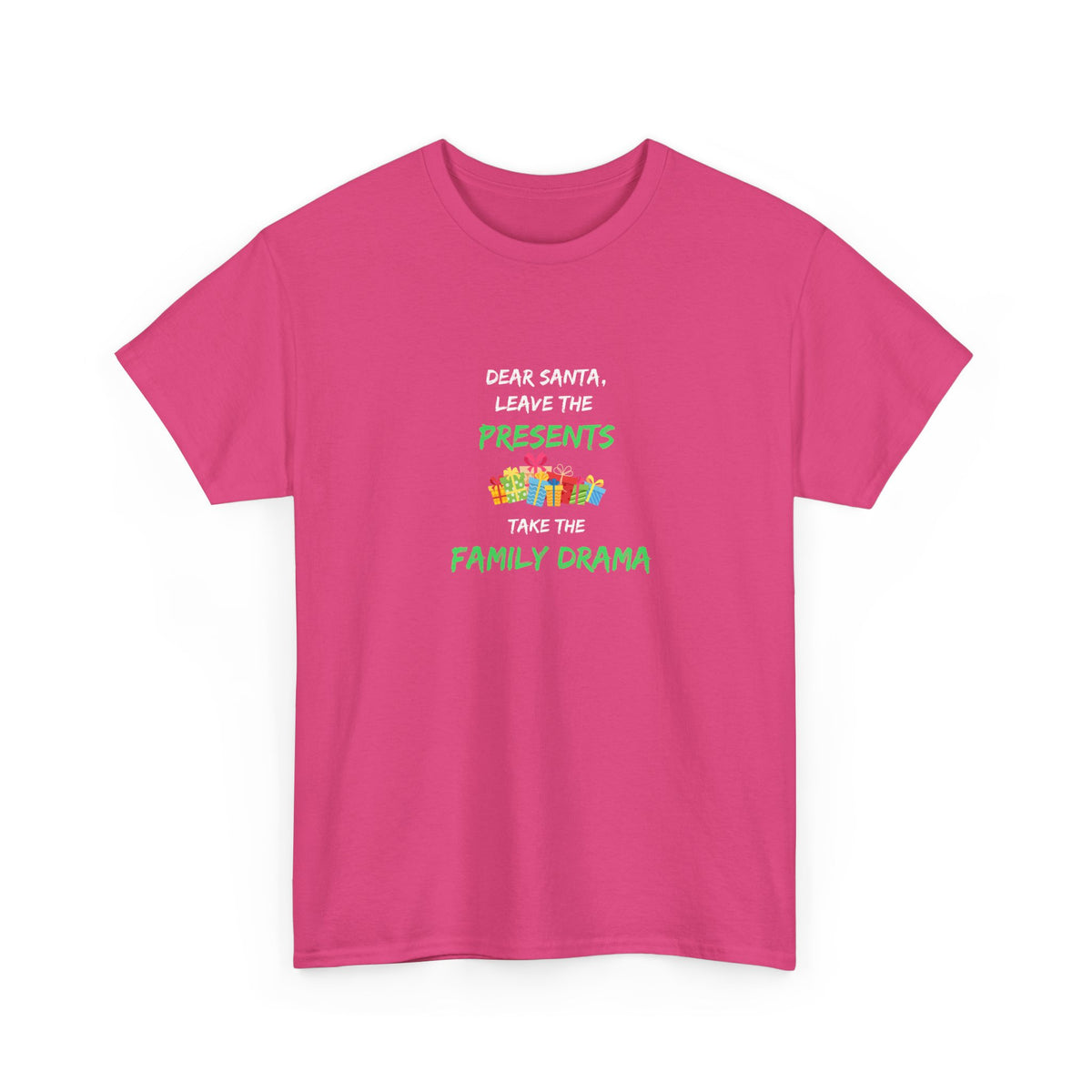 Family Drama - Christmas - Unisex Heavy Cotton Tee
