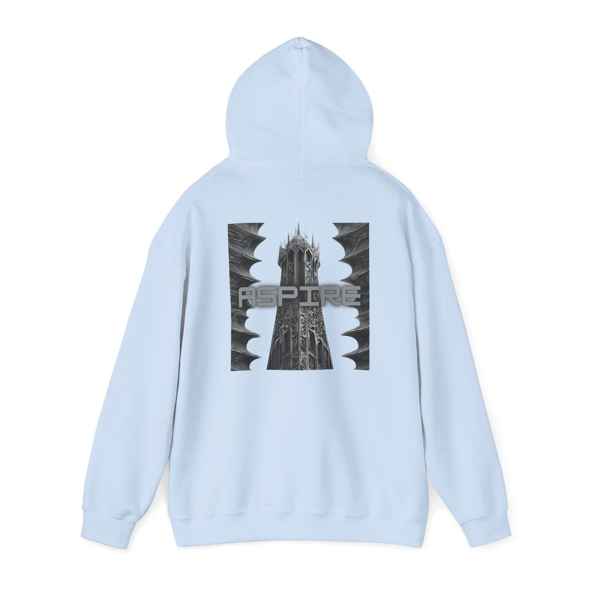 Aspire (printed on back) - Statement Graphic - Unisex Heavy Blend™ Hooded Sweatshirt